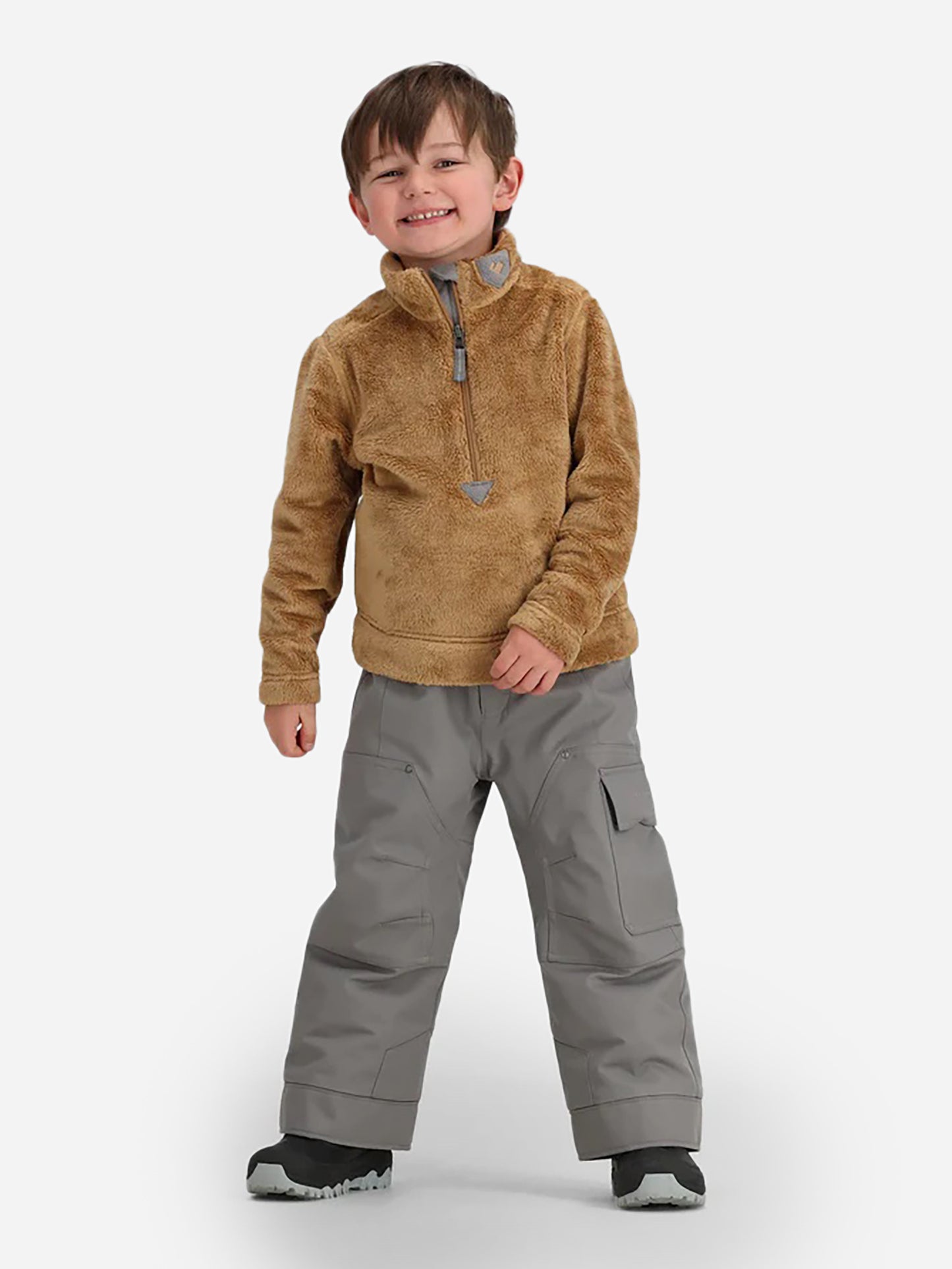 Obermeyer Kids' Superior Gear II Zip Top - Saint Bernard
