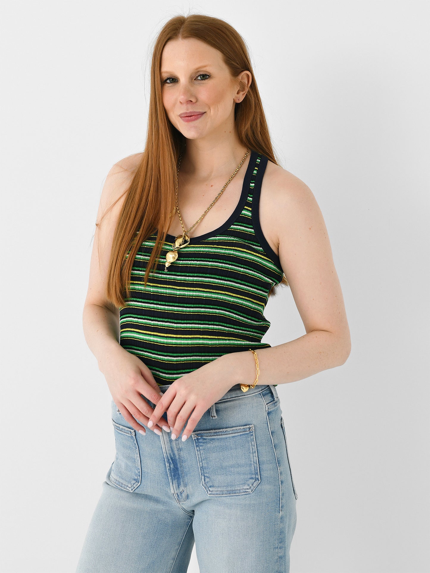 ALC Women's Iris Fine Cotton Knit Tank - Saint Bernard