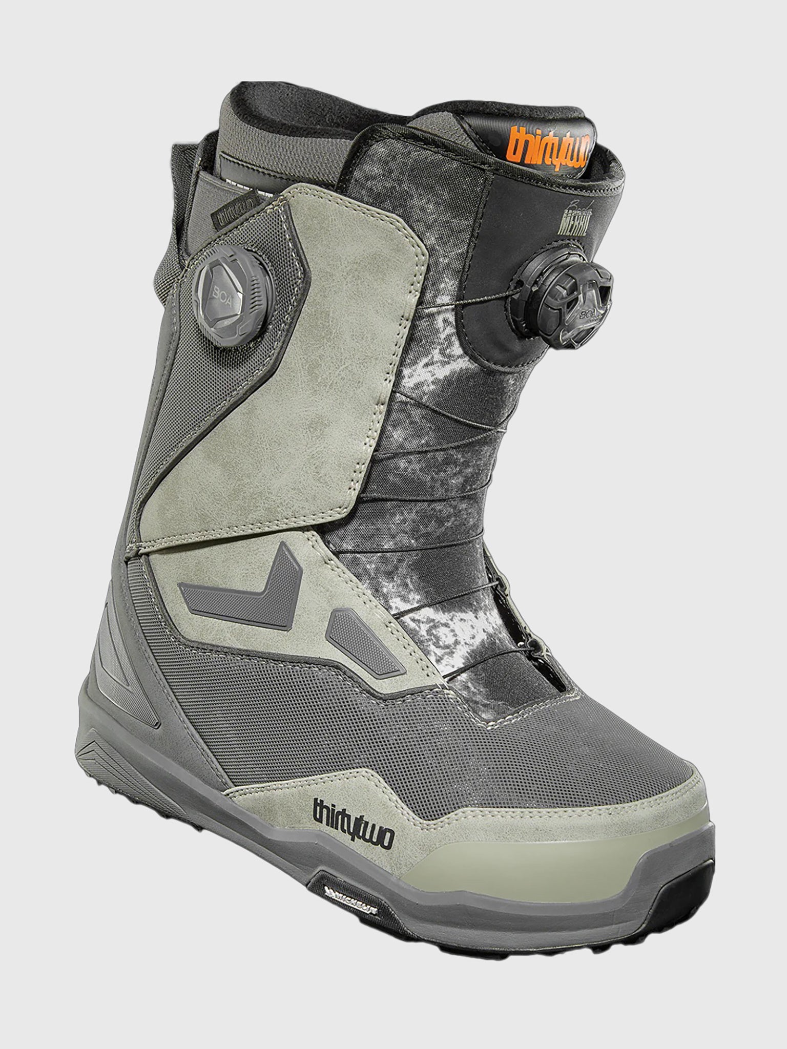 Mens THIRTYTWO TM-2 SNOWBOARD BOOTS ThirtyTwo TM-2 Double BOA Snowboard Boots - Black/White/Gum main image 2