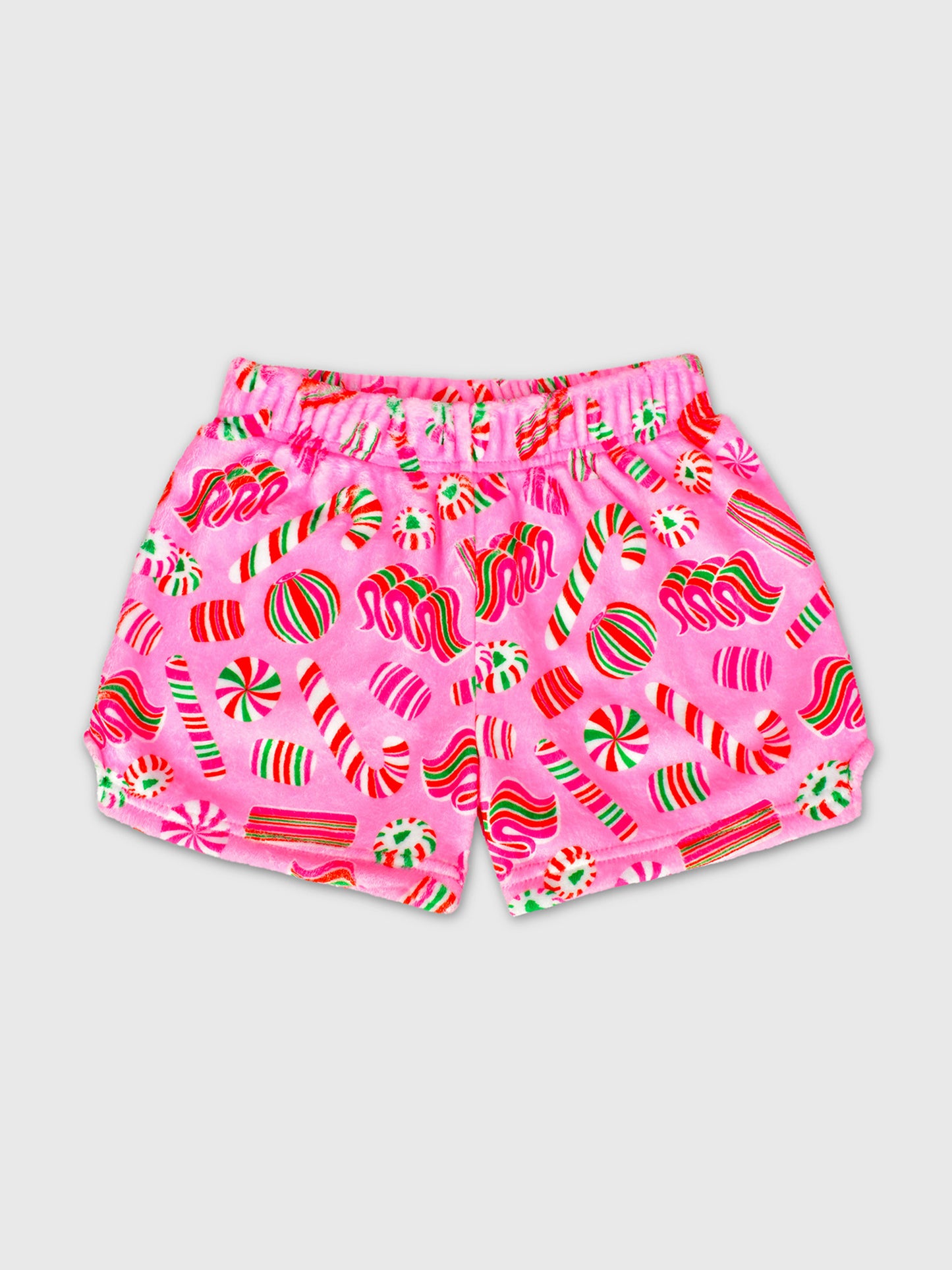 Iscream Girls' Pretty Peppermint Plush Pajama Short - Saint Bernard