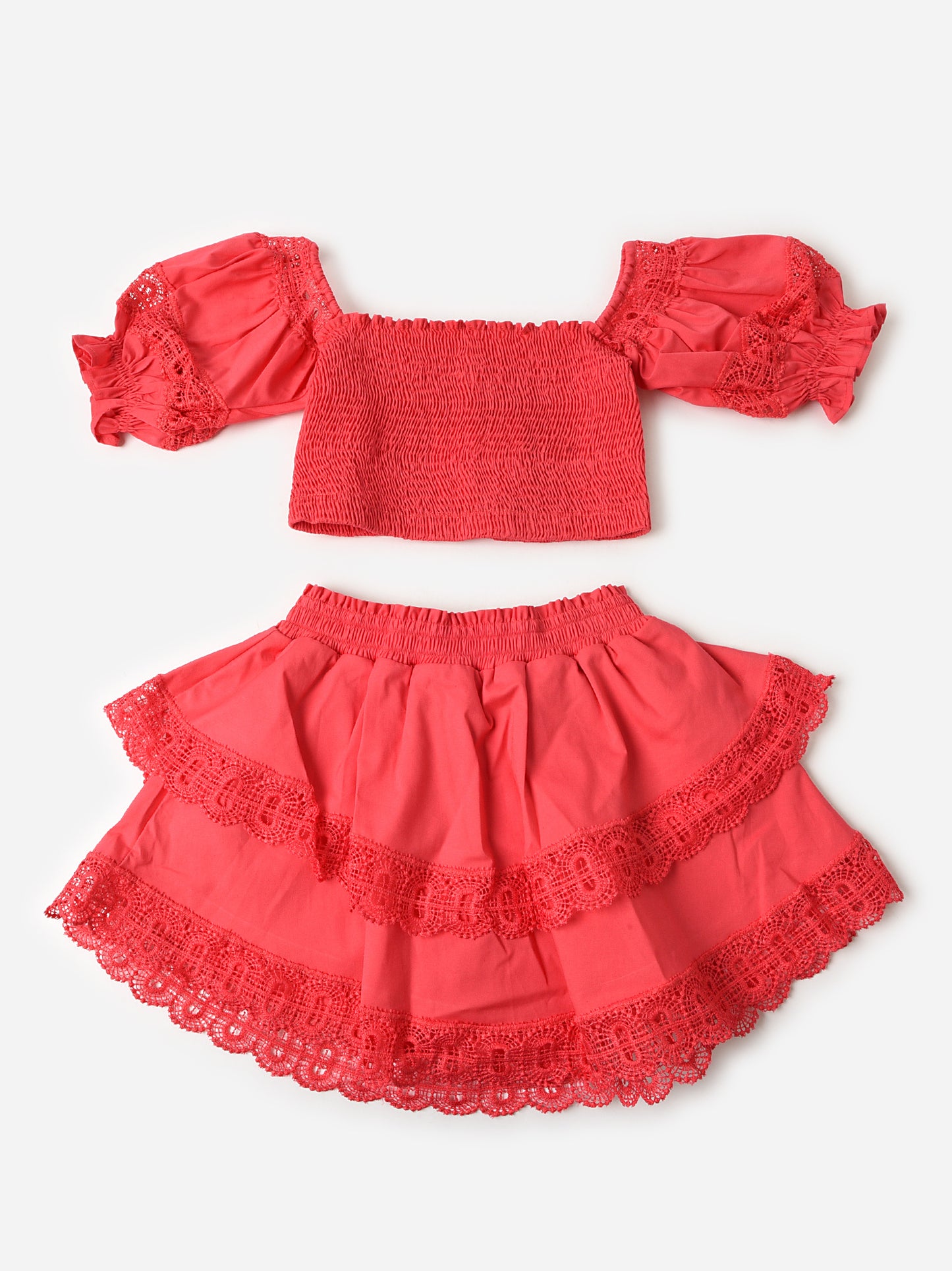Peixoto Girls' Little Simone Skirt Set - Saint Bernard