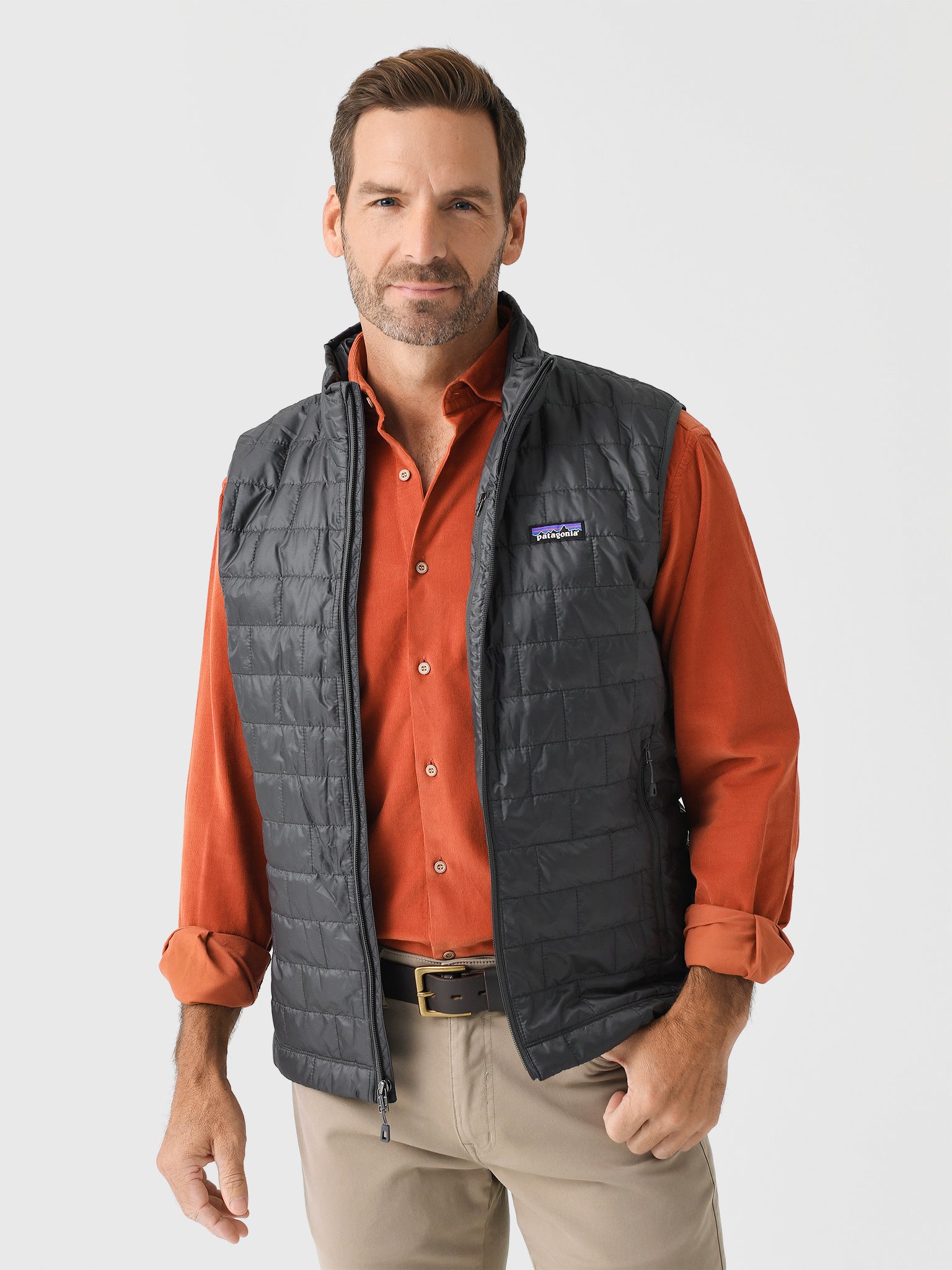 patagonia vest dress shirt How the Fleece Vest Became the New Corporate Uniform