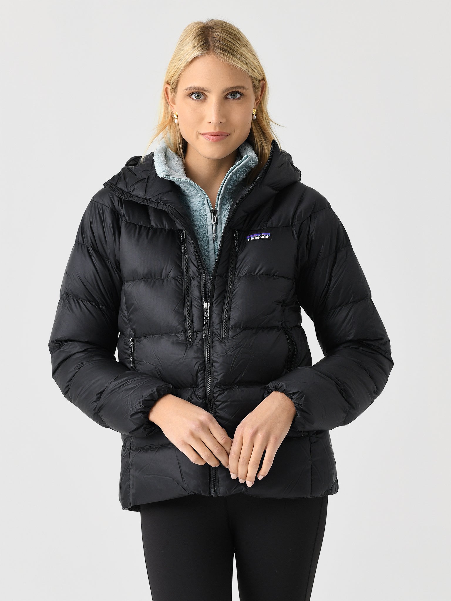 Patagonia Women's Fitz Roy Down Hoody Saint Bernard