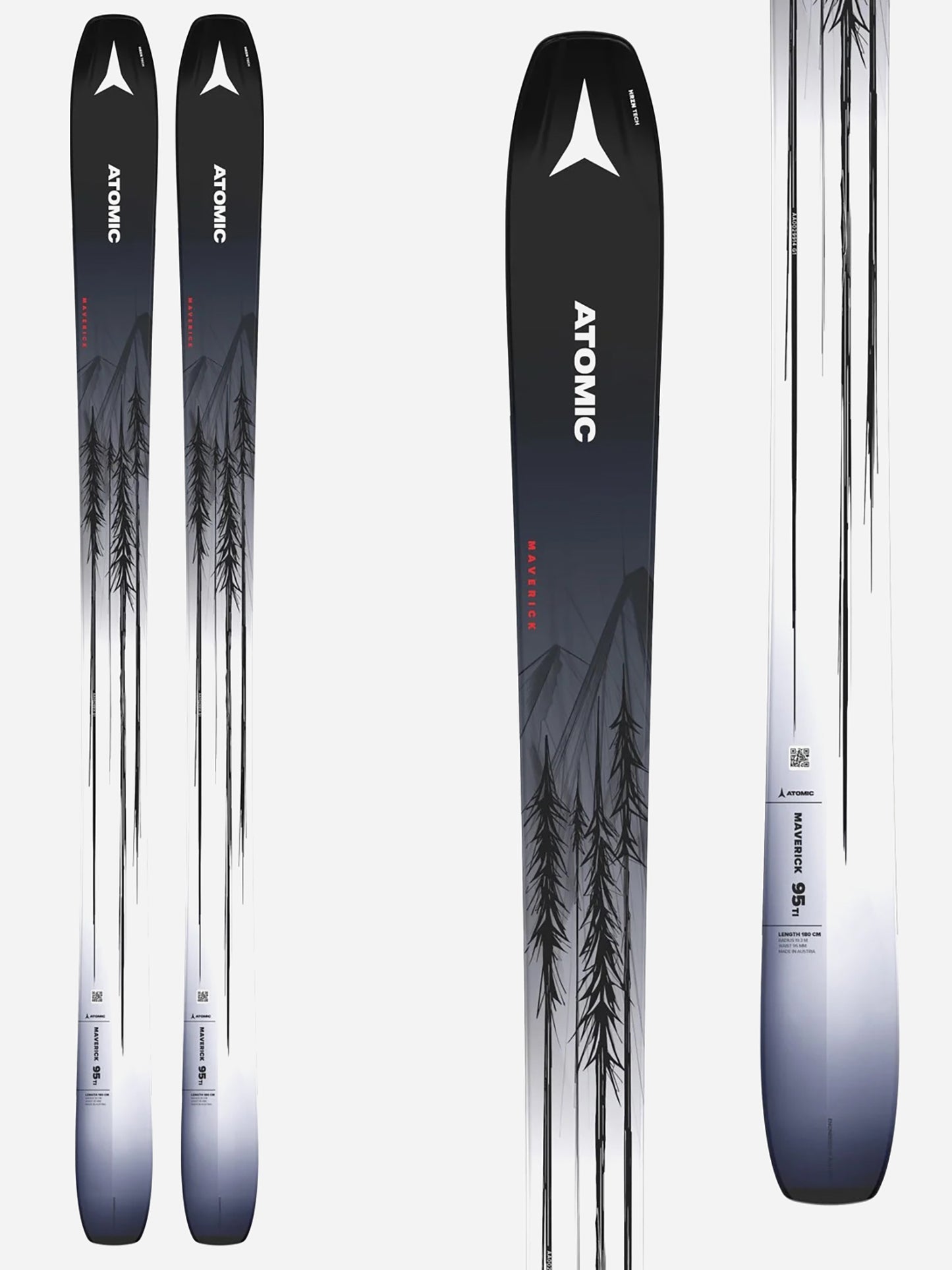Atomic Maverick 95 TI Skis 2024 - Saint Bernard