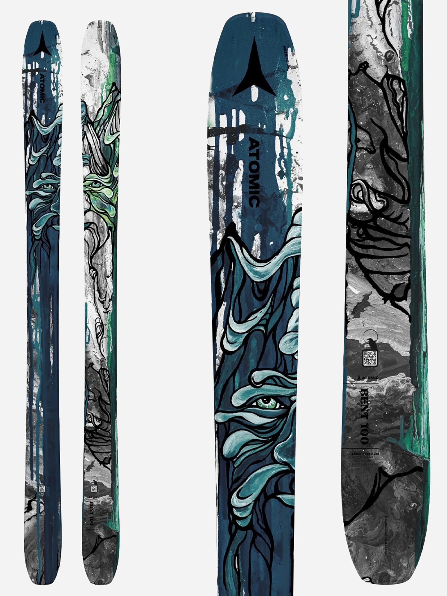 Atomic Bent 100 Skis 2024 - Saint Bernard