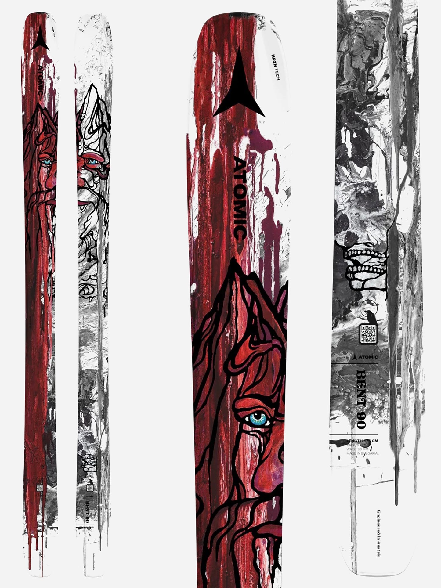 Atomic Bent 90 Skis 2024 - Saint Bernard