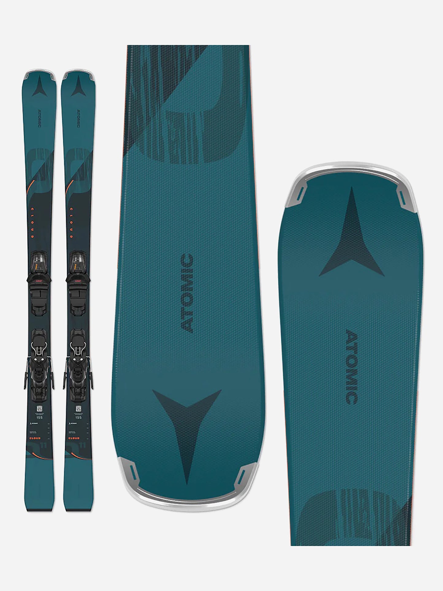 Atomic Cloud Q11 Skis + M10 GW Bindings 2024 - Saint Bernard