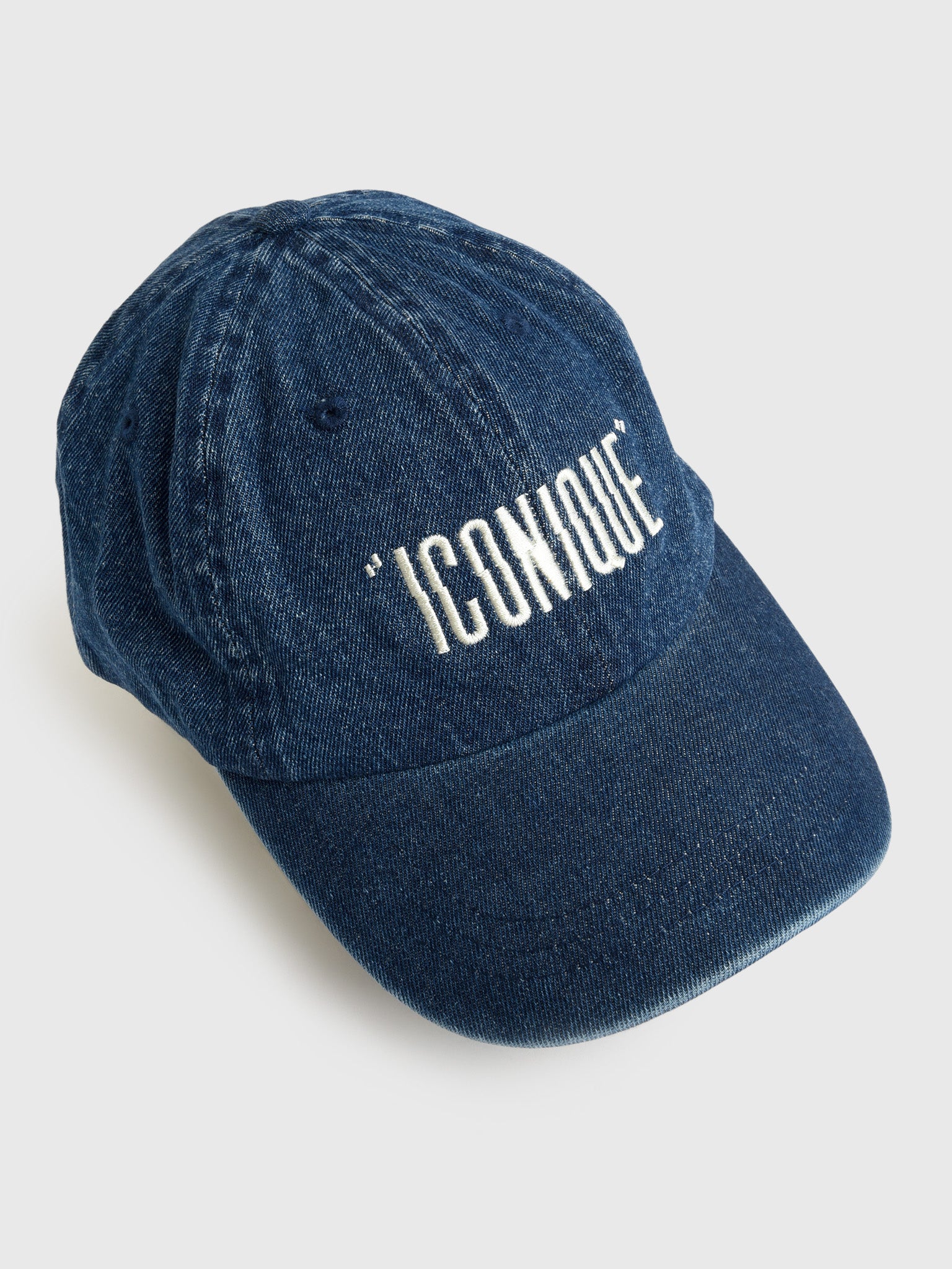 Clare V Blue Denim Cap Baseball Hat – Clare V main image 2