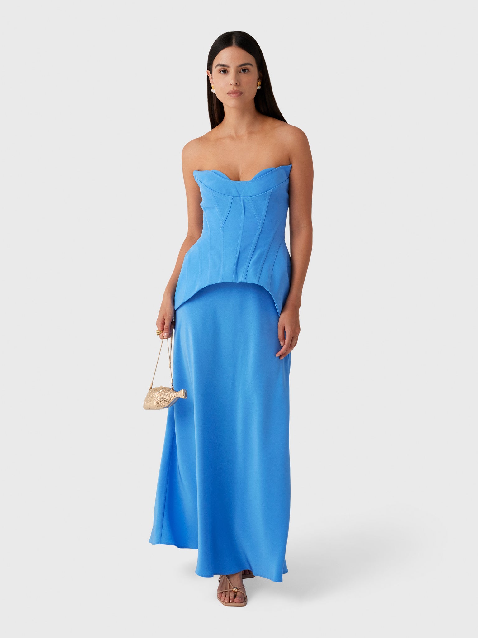 acler blue dress Bankfield Maxi in The Blaina midi dress Anarkali Style Suit The Backless dress from Big Kid Shoe Size:12