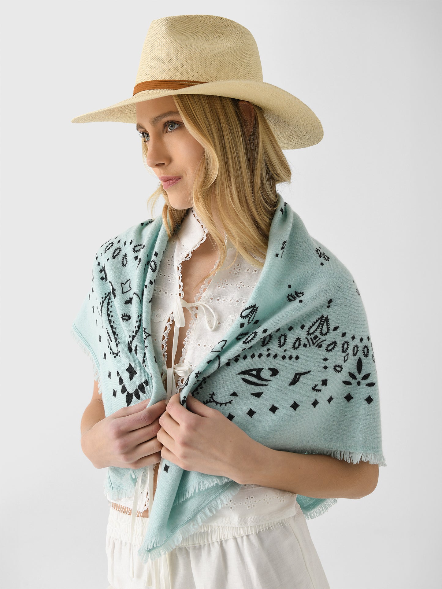 Kujten Women's Hachiko Bandana Scarf - Saint Bernard