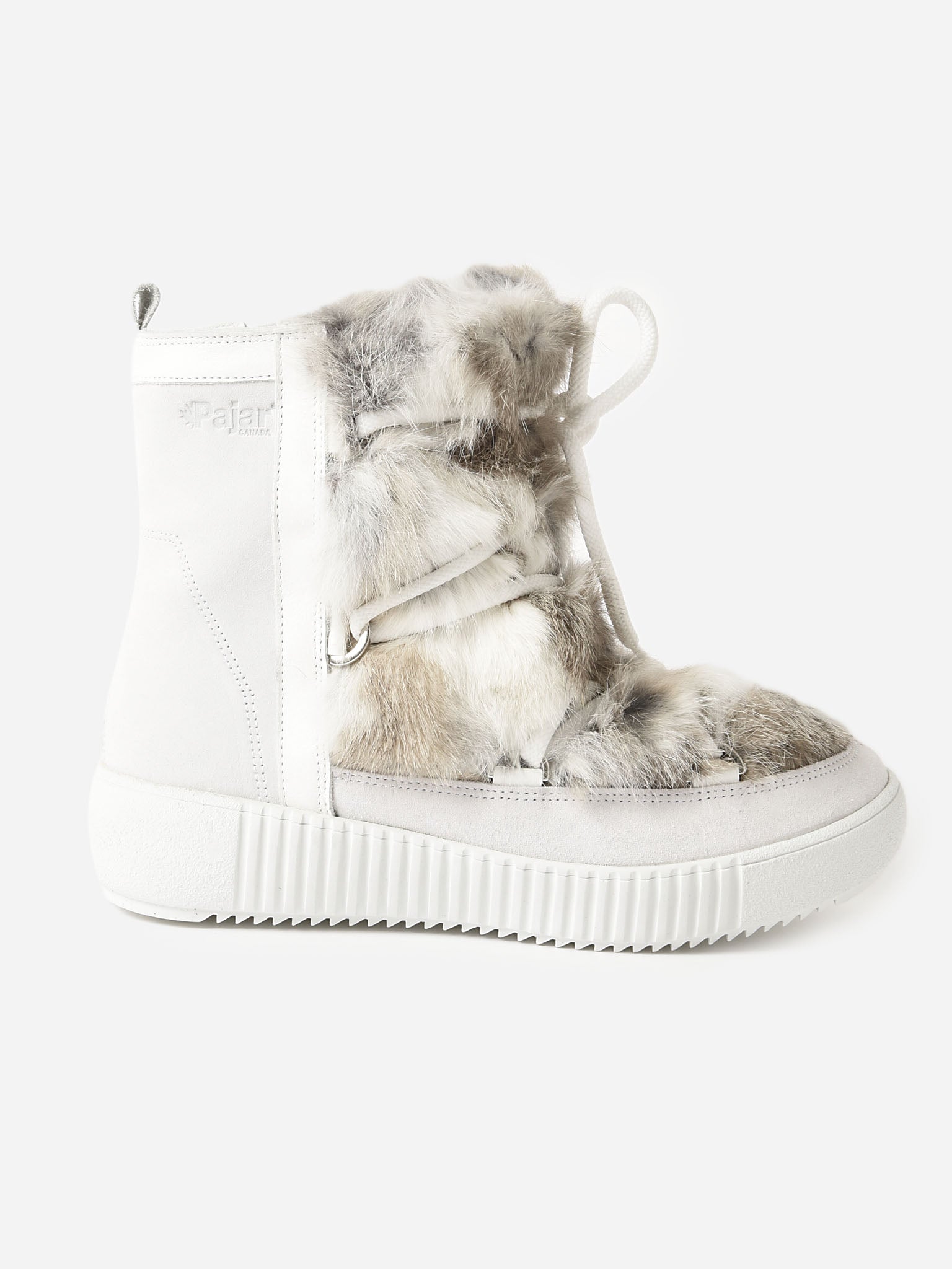 Pajar Women's Anet Zip Suede Fur Boot Saint Bernard