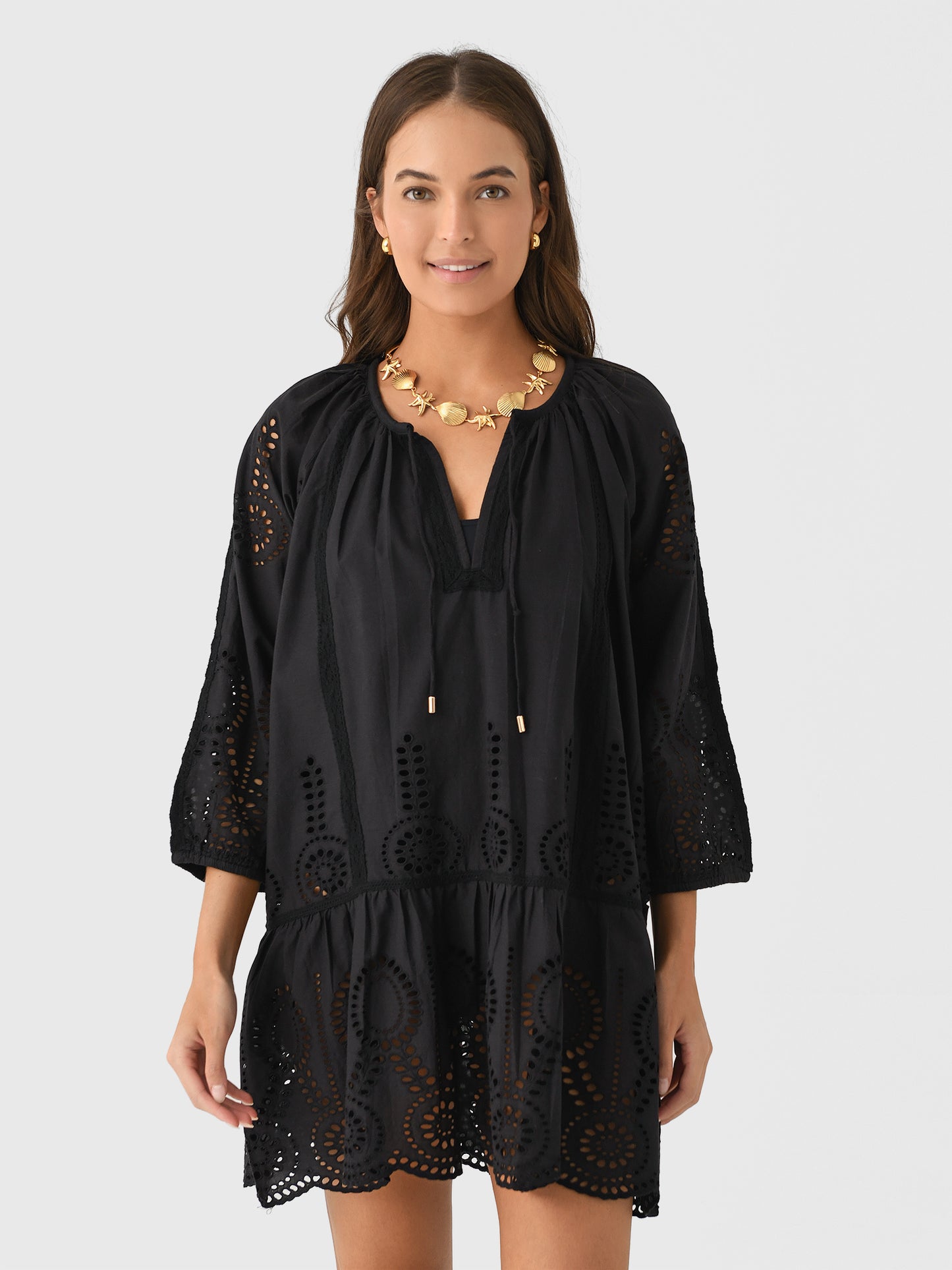 Melissa Odabash Women's Ashley Kaftan - Saint Bernard