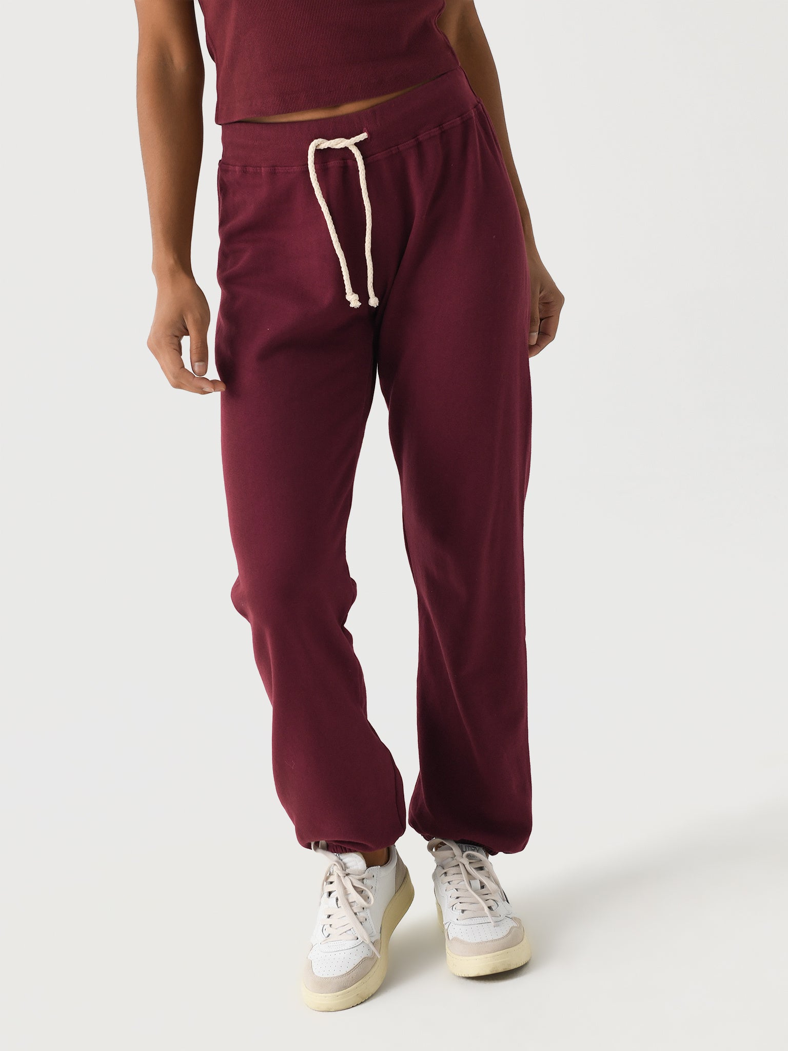 Perfect White Tee Women Michelle Fleece Jogger