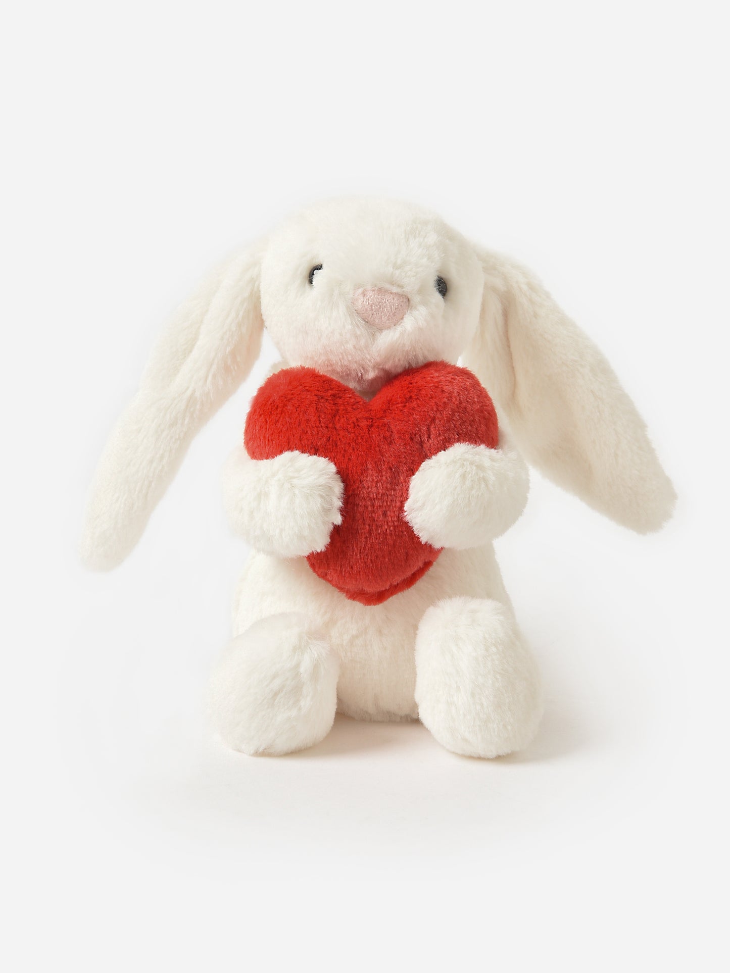 Jellycat Little Bashful Red Love Heart Bunny Plush - Saint Bernard