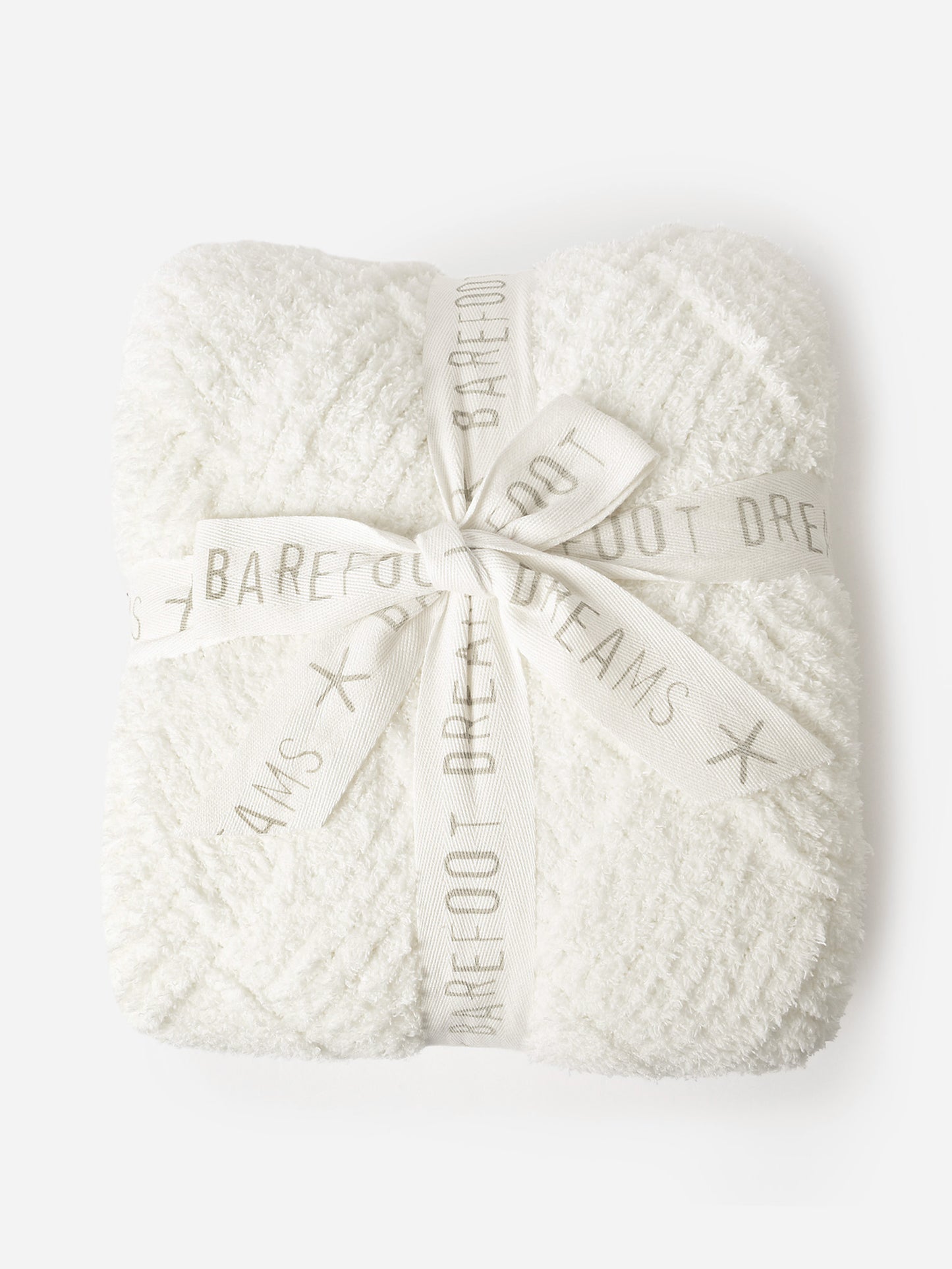 Barefoot Dreams CozyChic® Diamond Weave Blanket - Saint Bernard