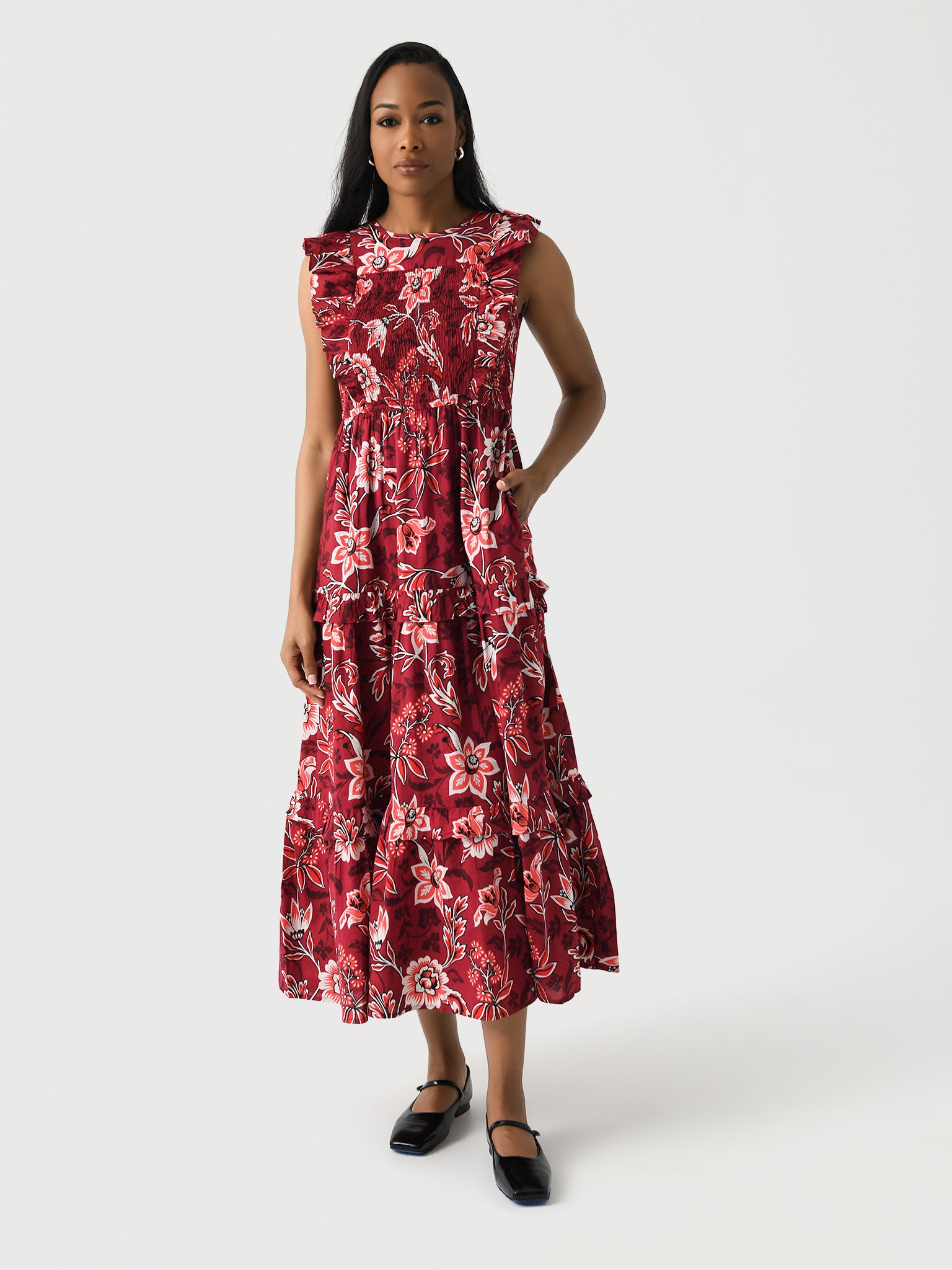 white christmas dresses Banjanan Women's Iris Dress – Saint Bernard