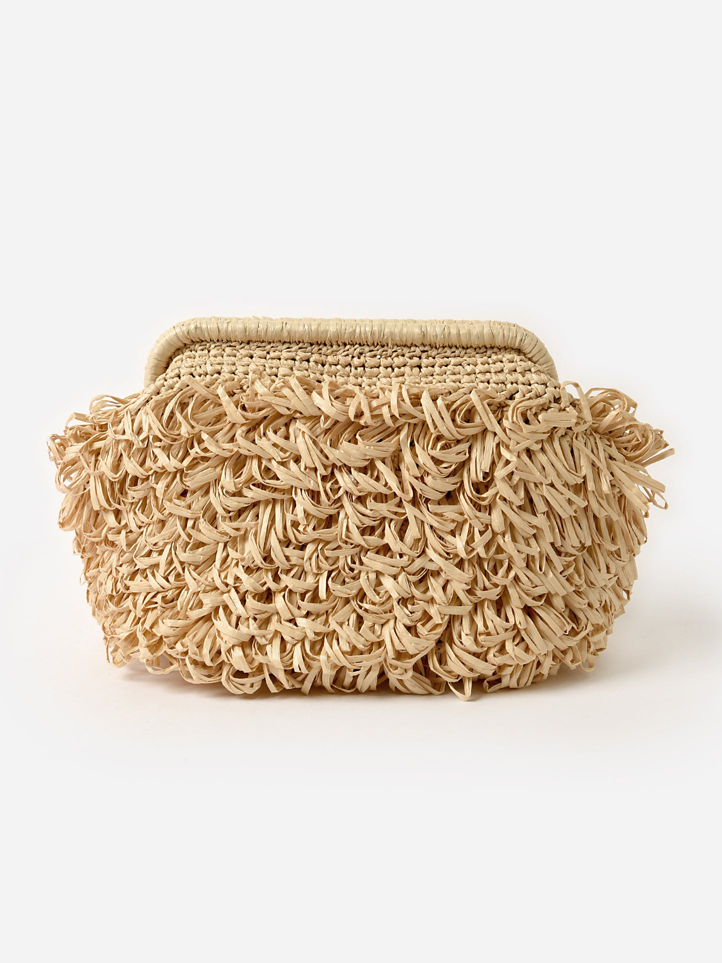 BTB Meila Fringe Frame Clutch - Saint Bernard