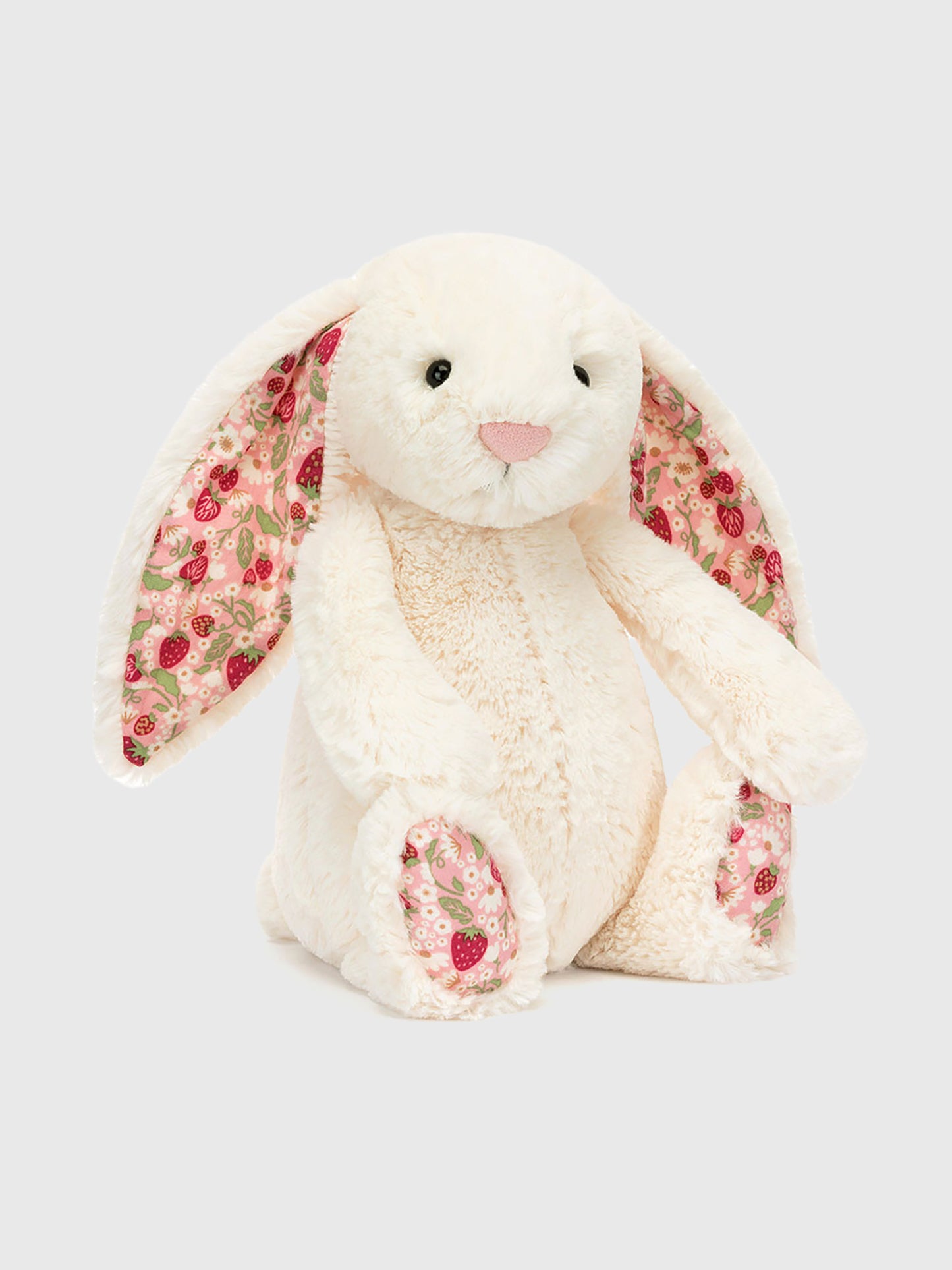 Jellycat Medium Blossom Berry Bunny Plush - Saint Bernard