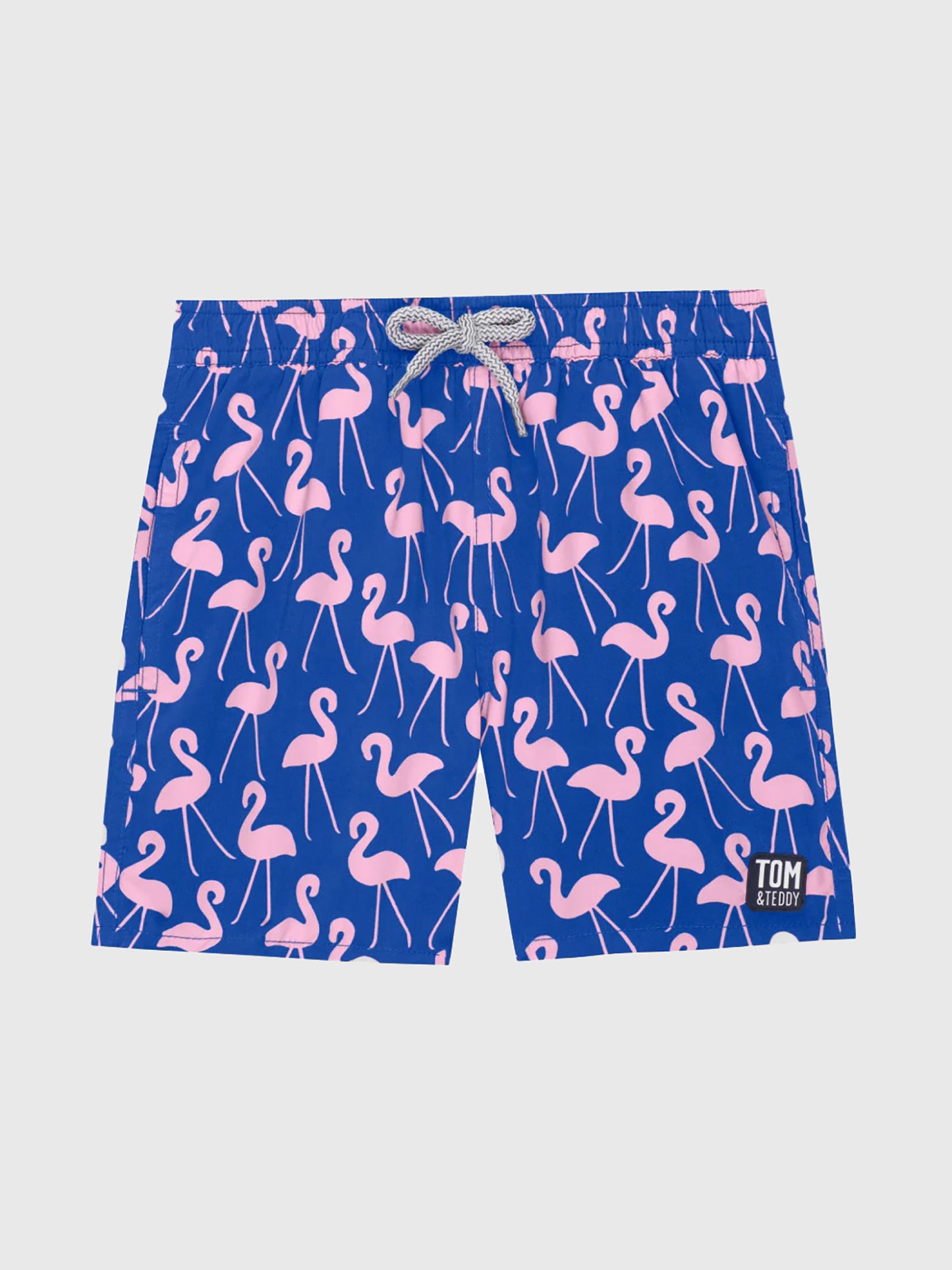 Tom + Teddy Boys' Flamingo Swim Trunk - Saint Bernard