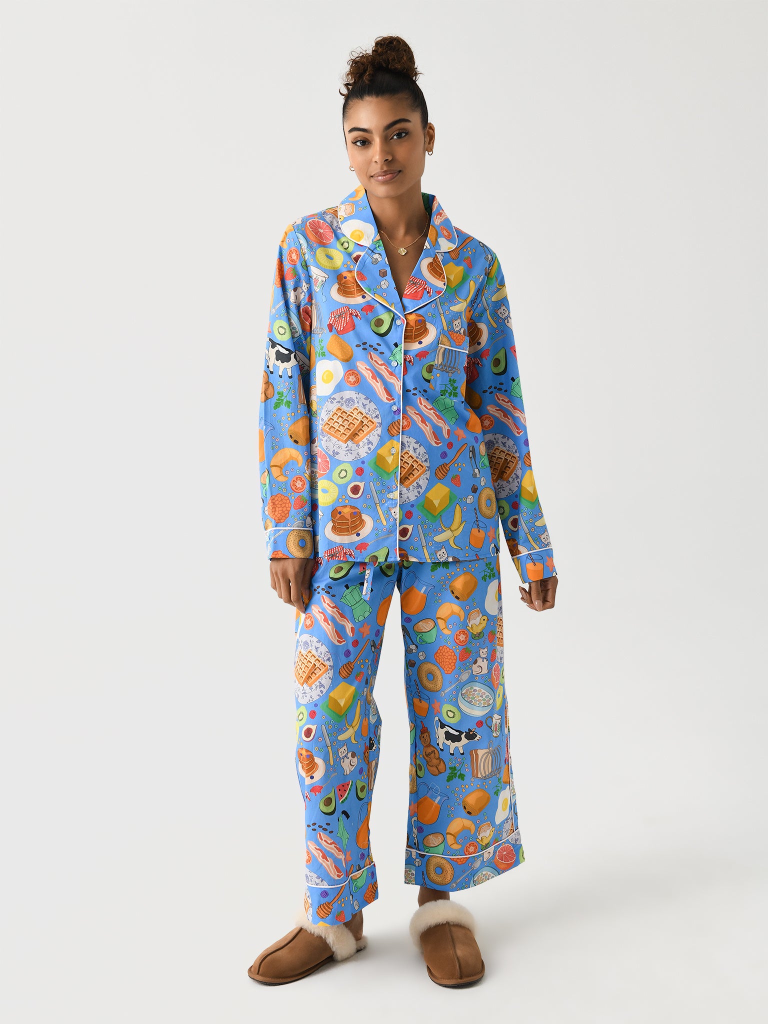DKaren Set da Donna Pajamas Pajama Nero XL DKaren Set da Donna Pajamas Pajama Nero XL