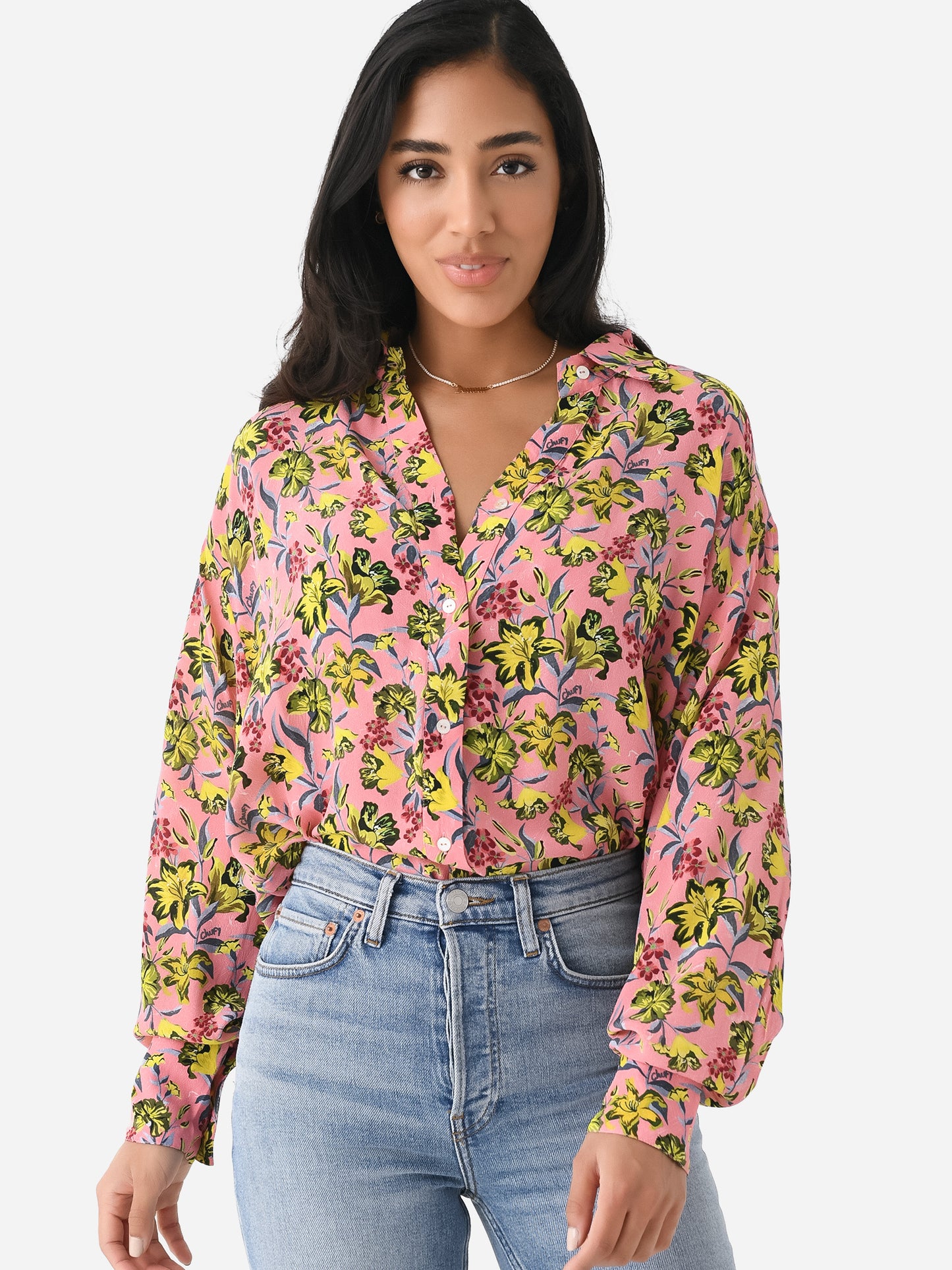 Chufy Women's Joyce Silk Shirt - Saint Bernard