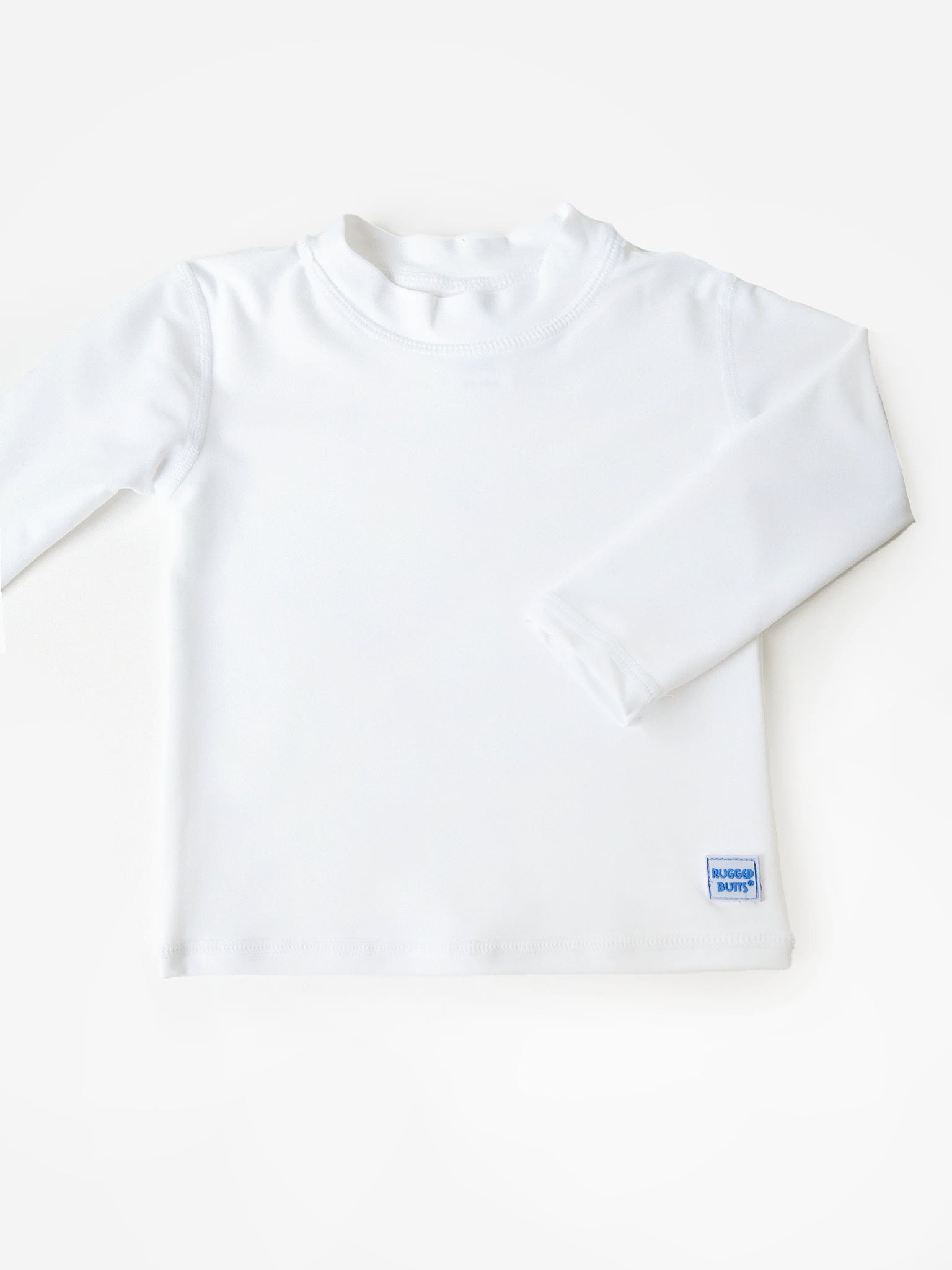 RuffleButts Scalloped Long Sleeve Rash Guard 2-Piece 12-18m
