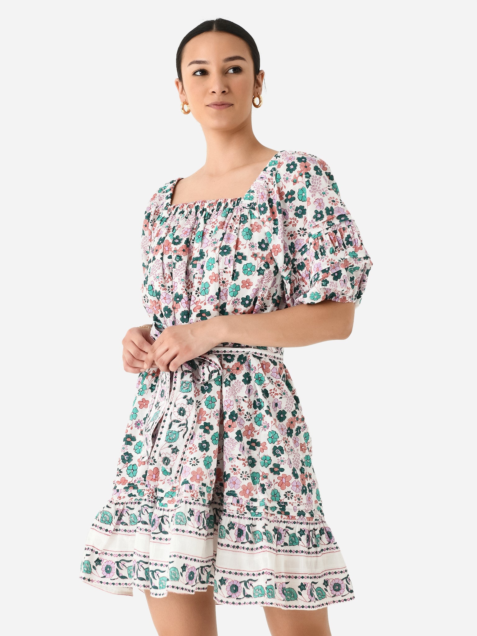 knee length dresses for ladies Cleobella Karli Mini Dress M / Kaia Print