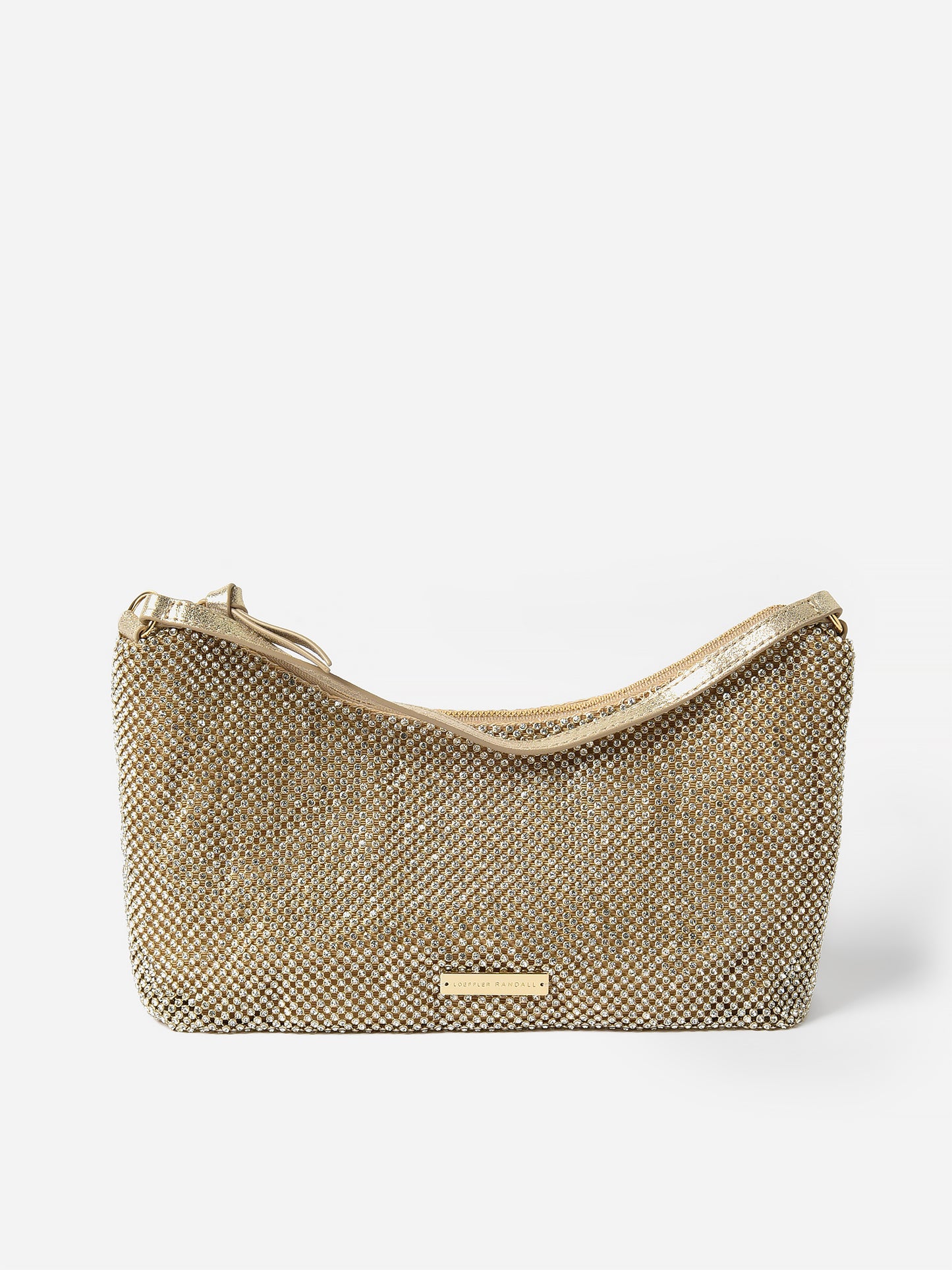 Loeffler Randall Cam Diamanté Baguette Bag - Saint Bernard