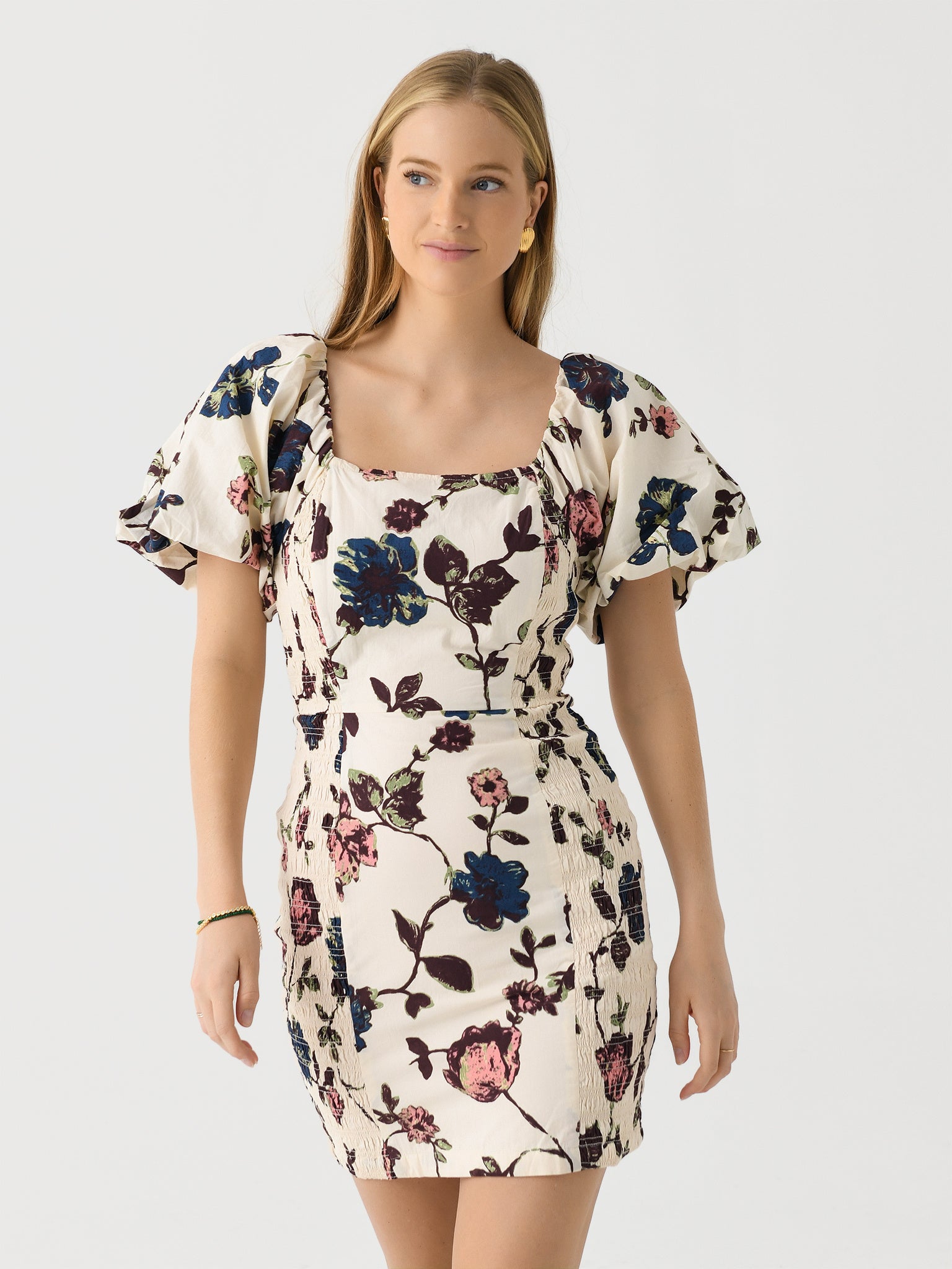 Cleobella Women's Adair Mini Dress, Jardin Print, Cotton | Size: Large Cleobella Women's Adair Mini Dress, Jardin Print, Cotton | Size: Large