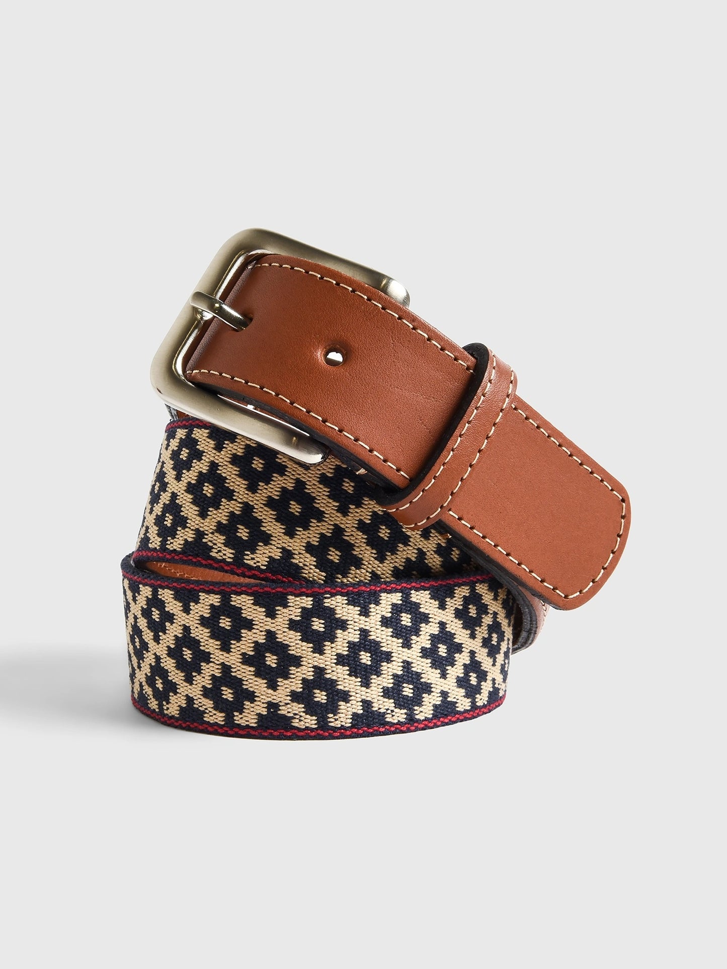 Santo Men's Guarda Pampas Woven Belt - Saint Bernard