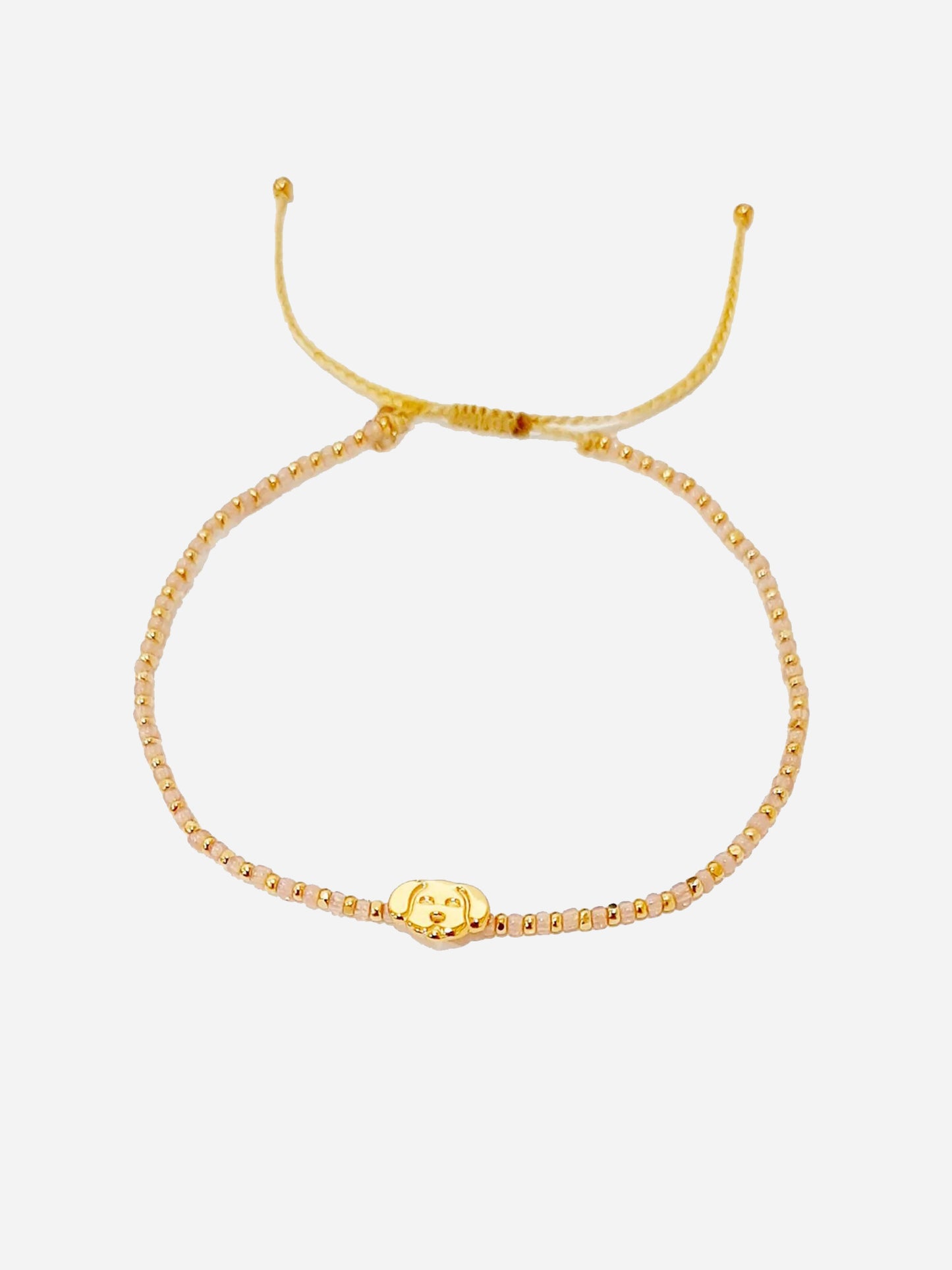 Tai Mixed Gold Simple Charm Bracelet - Saint Bernard