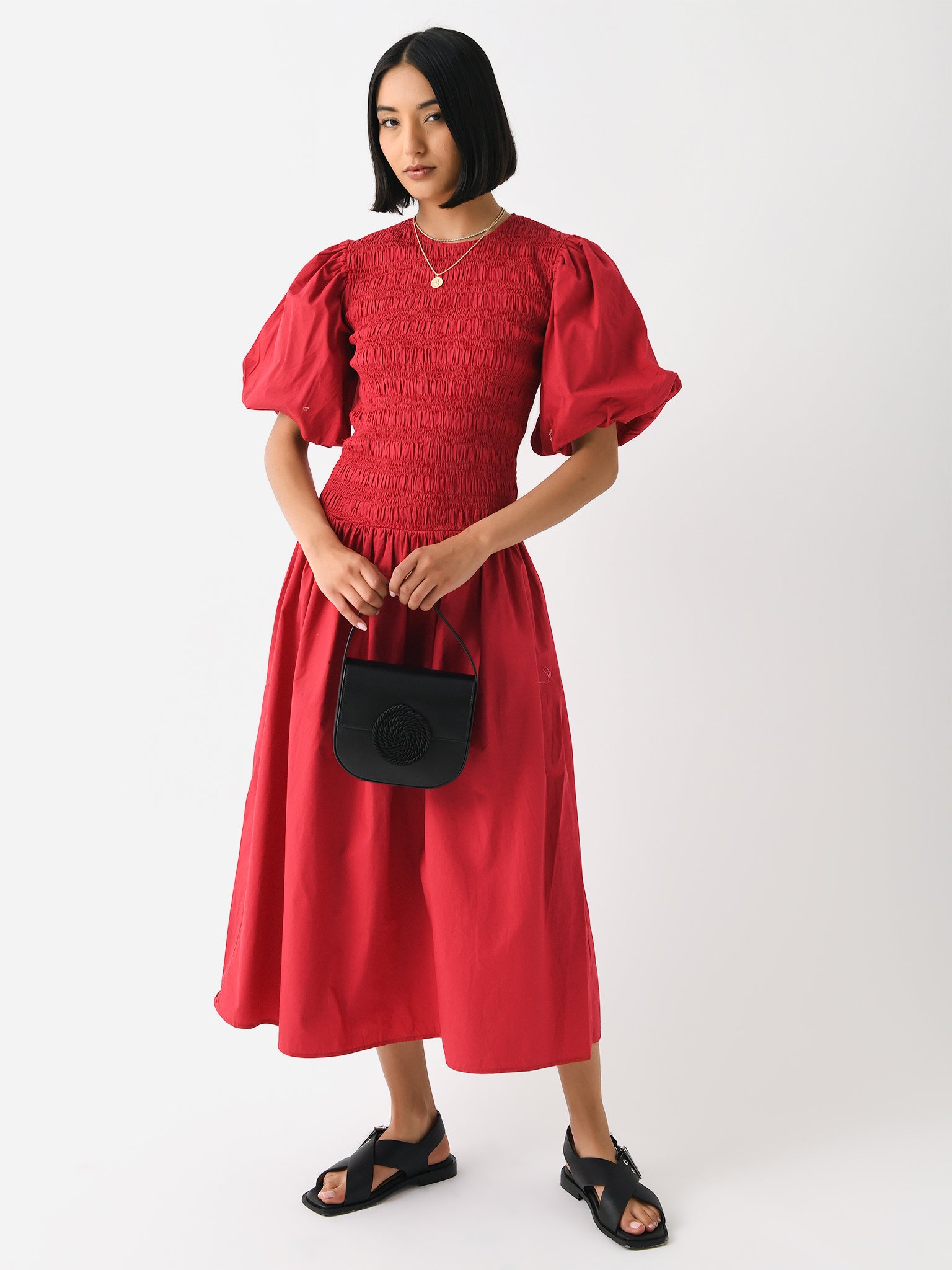 open lace back dress Maria De La Orden Women's Diana Dress – Saint Bernard