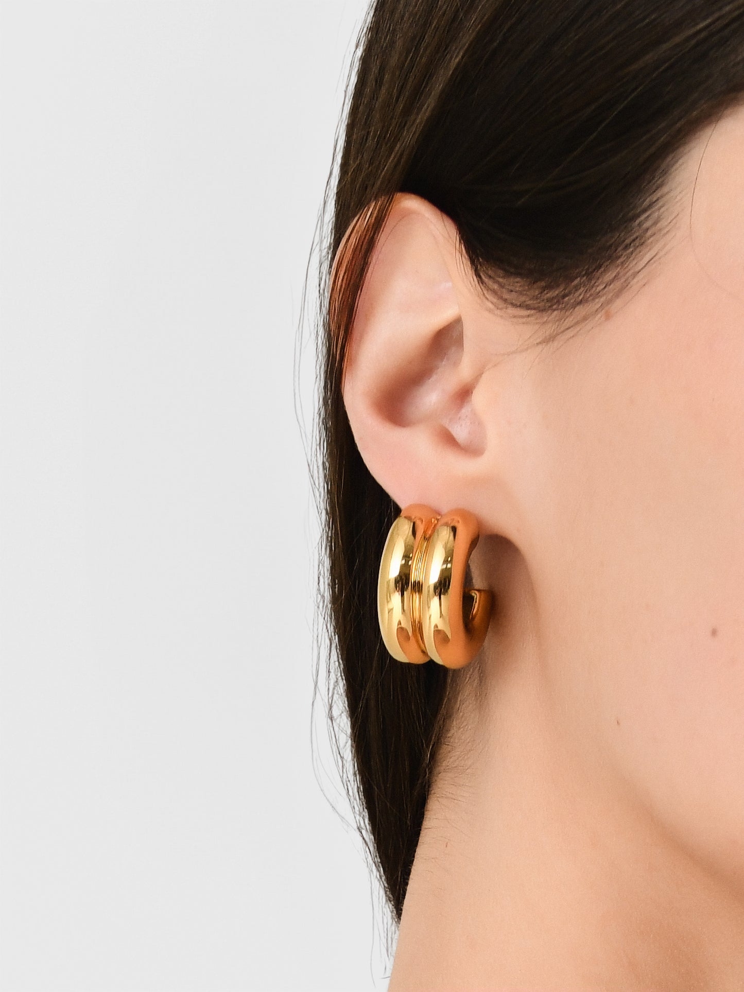 DOUBLE HOOP EARRINGSxGOLD-alt1