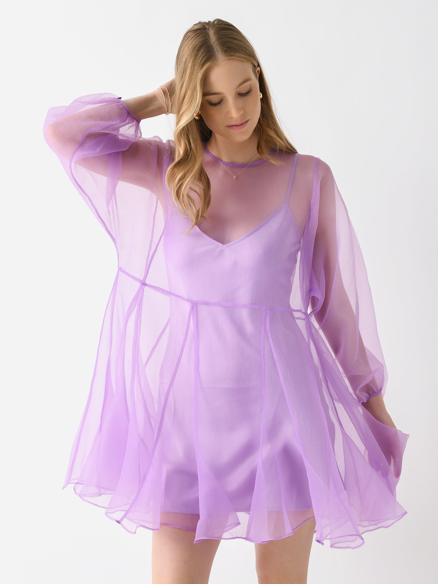 rhode purple dress Rhode Jeanne graphic-print Dress | Purple