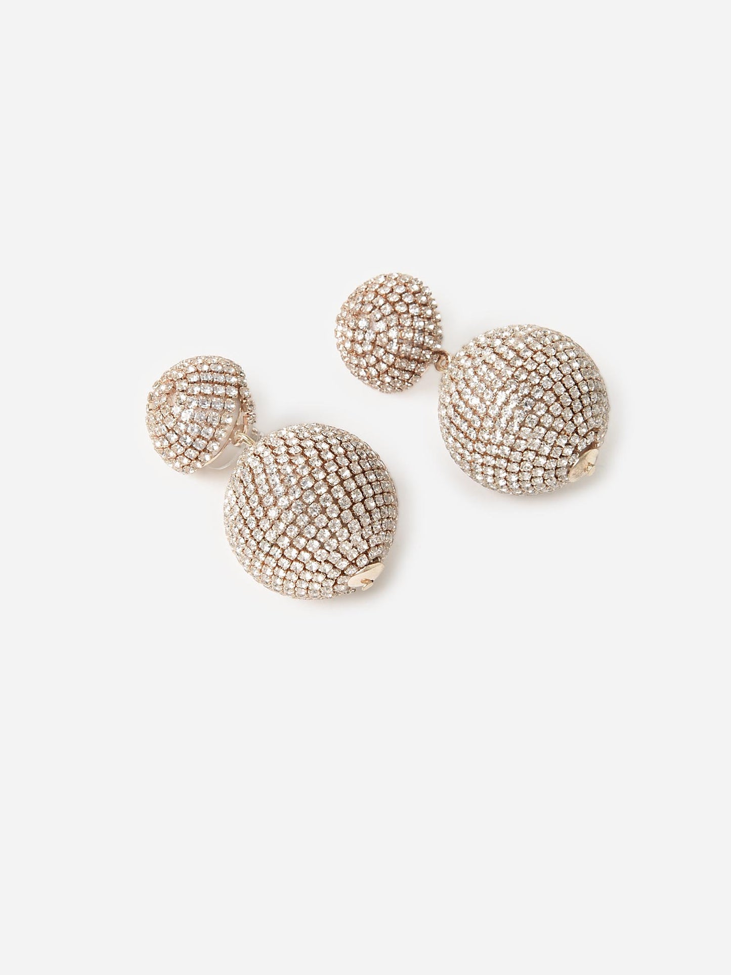 Neely Phelan Women's Rhinestone Sphere Drop Earrings - Saint Bernard