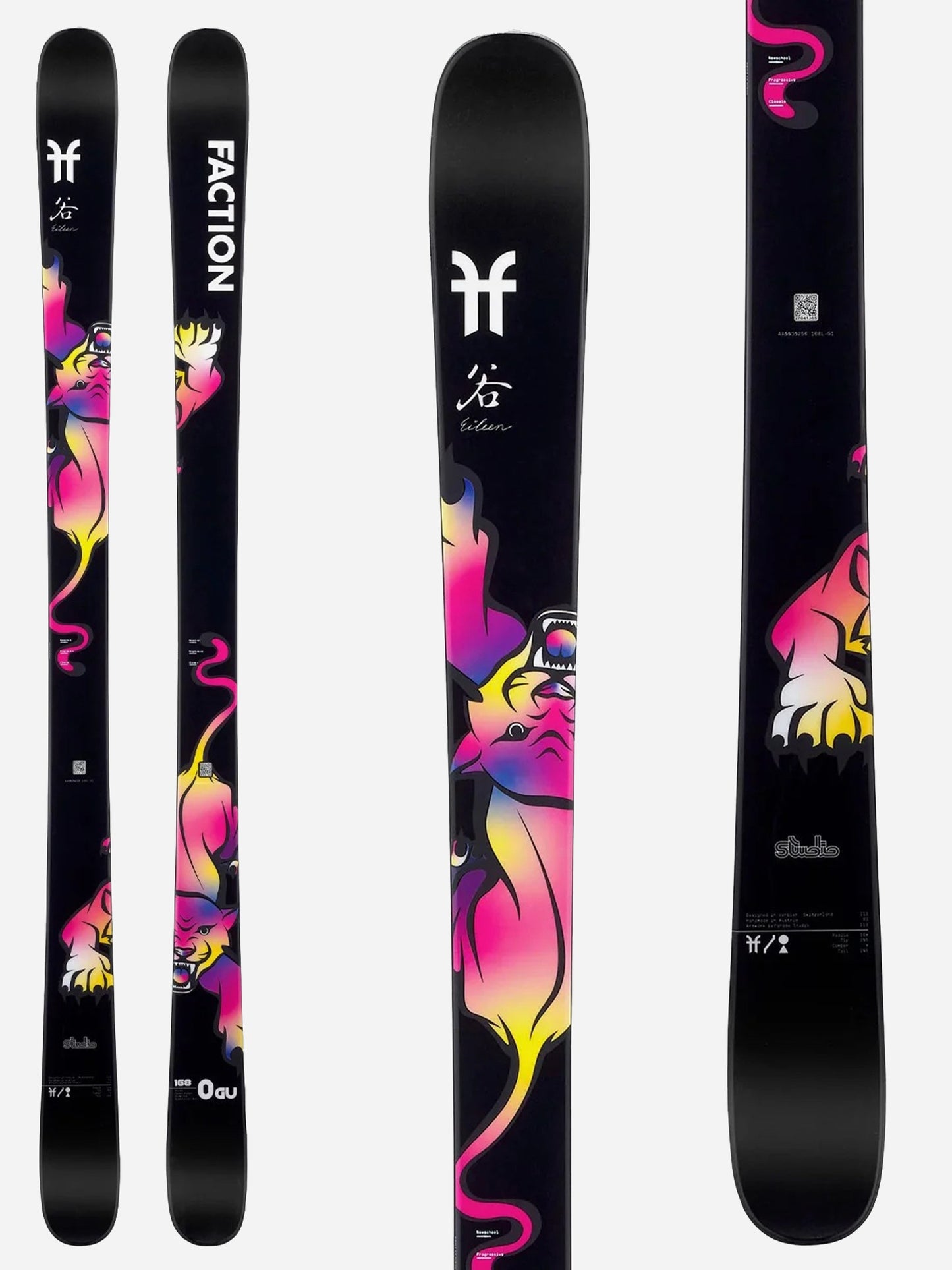 Faction Limited Edition Studio 0 Gu Skis 2024 - Saint Bernard