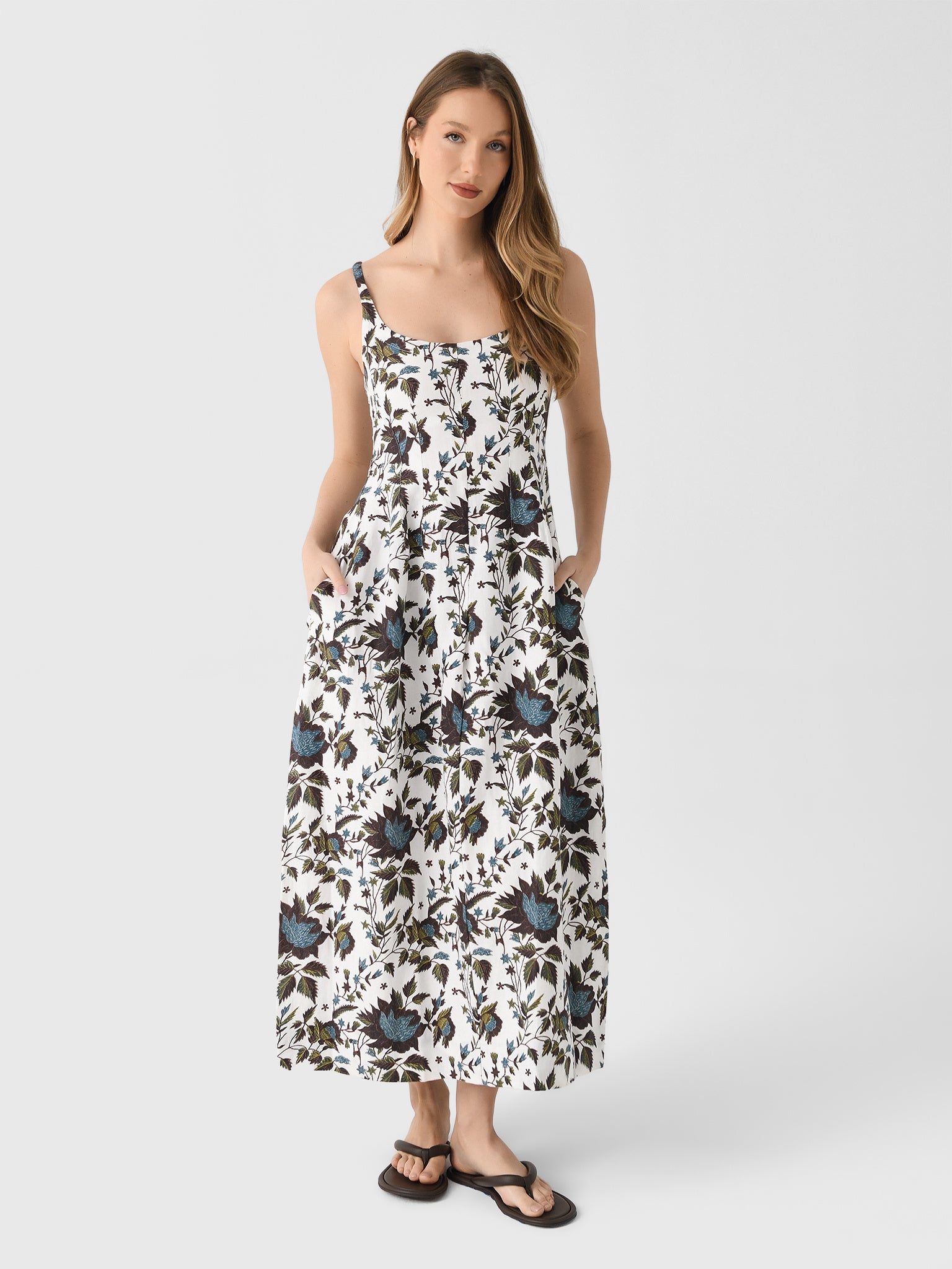 Faithfull The Brand Women's Sanne Midi Dress Faithfull The Brand Women's Sanne Midi Dress