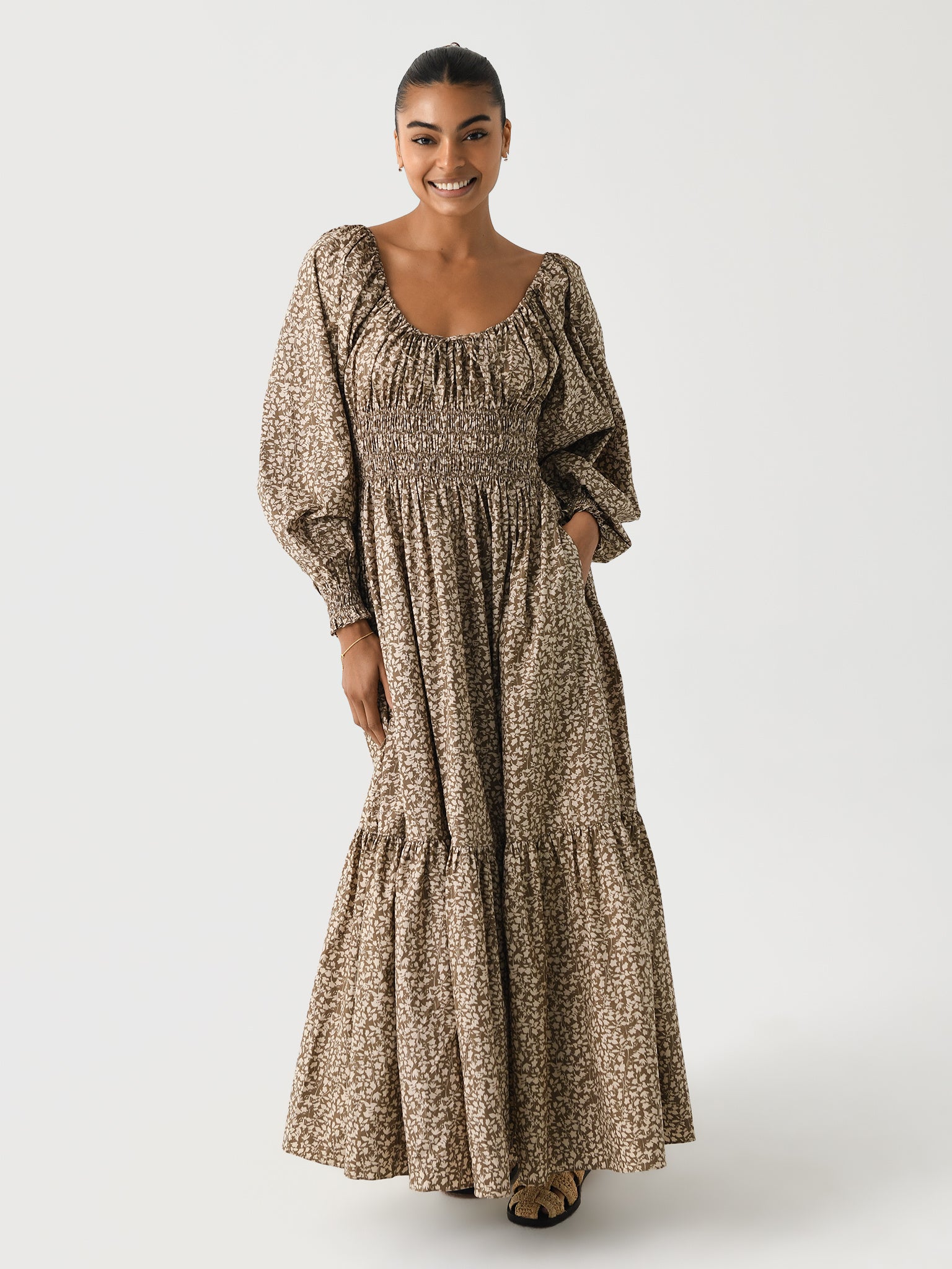 faithfull the brand bergamo maxi dress Faithfull the Brand - Cecile Rose Print