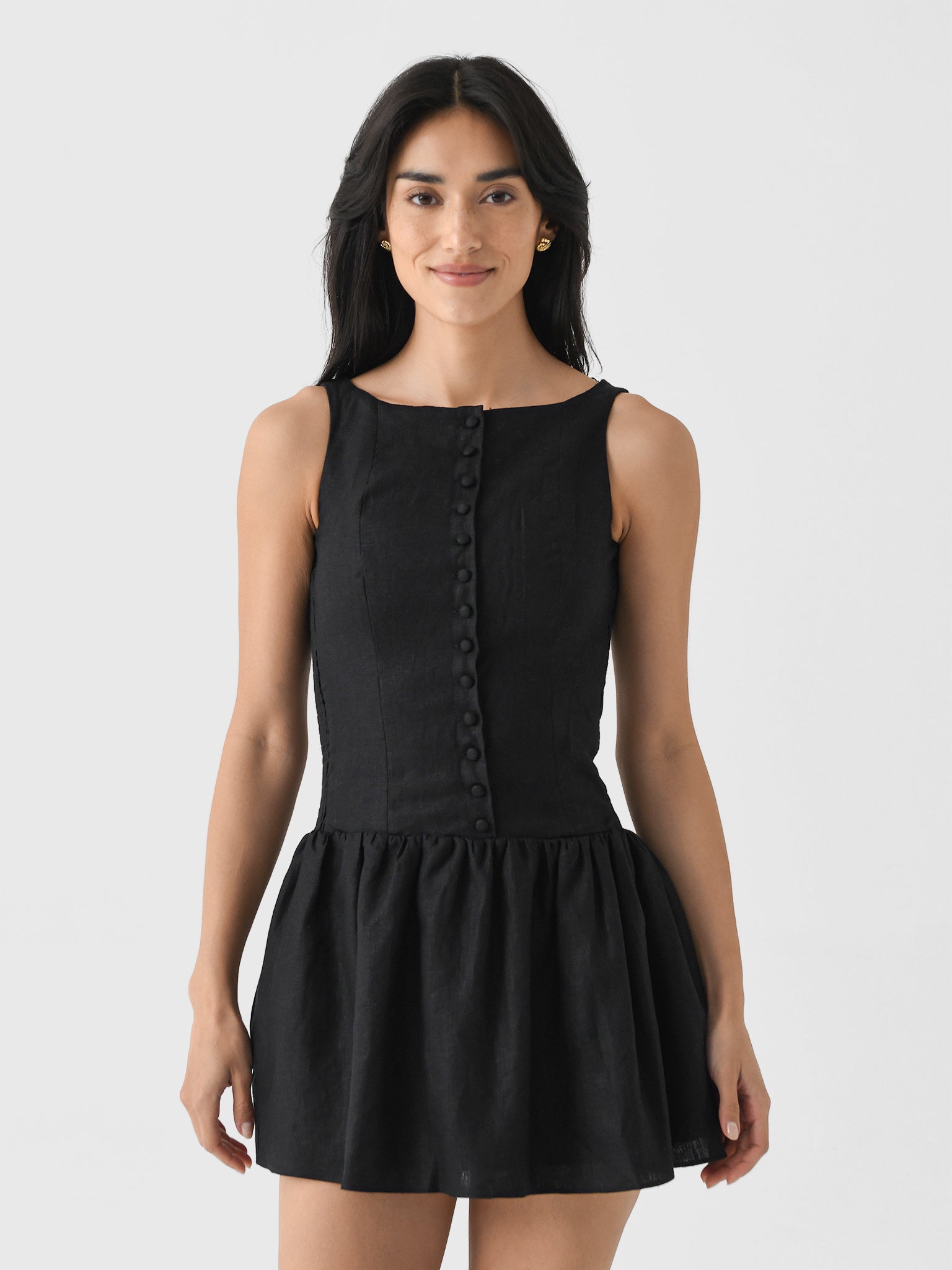 Faithfull The Brand Women's Blair Mini Dress Saint Bernard Faithfull The Brand Women's Blair Mini Dress Saint Bernard