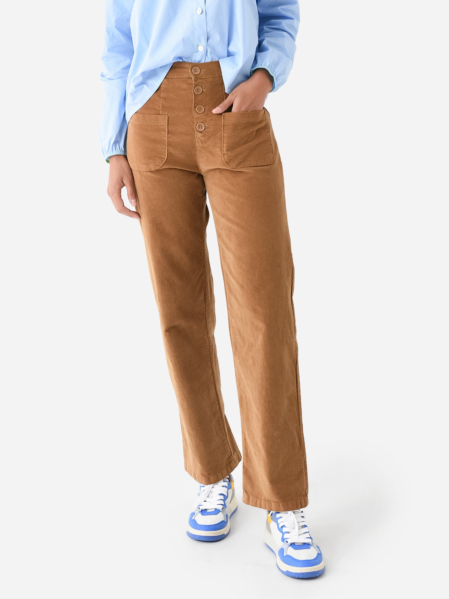 Dr Bloom Women's Velvet Flow Pant - Saint Bernard