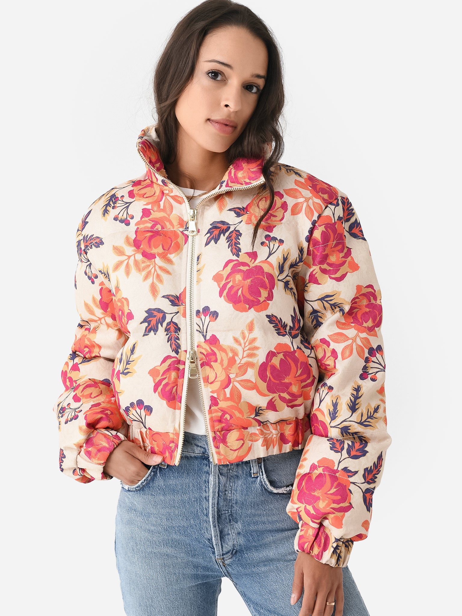Le Superbe Women's Huntington Rose Puffer Jacket Saint