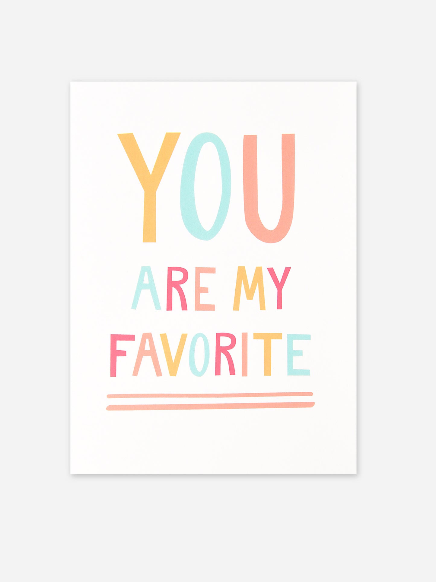 Graphic Anthology My Favorite Card - Saint Bernard