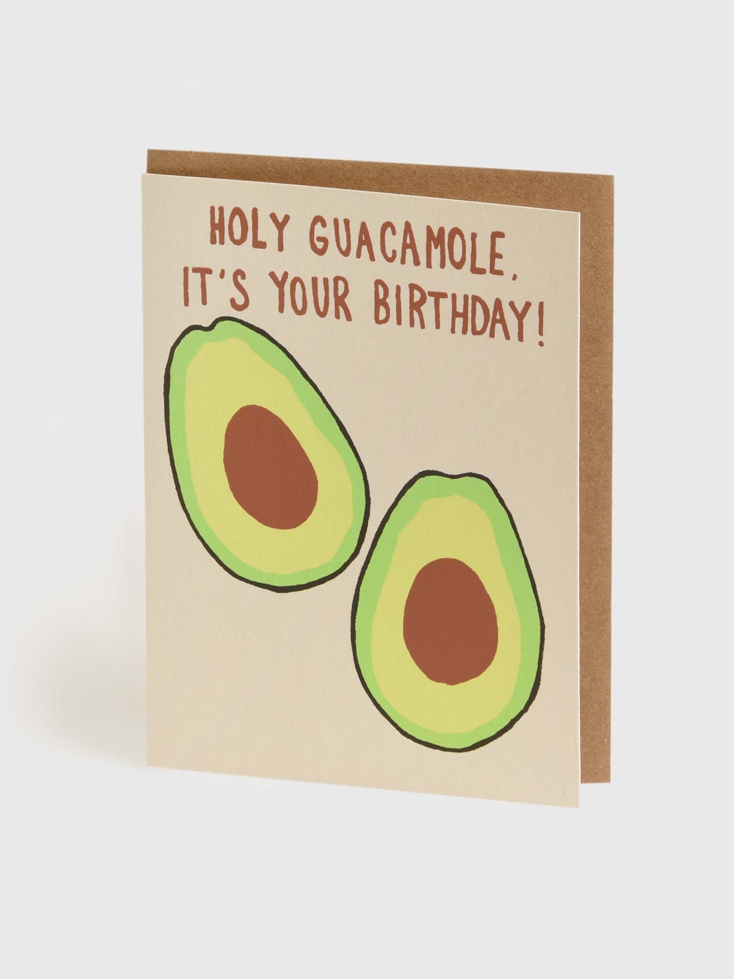 Alphabet Studios Holy Guacamole Card - Saint Bernard
