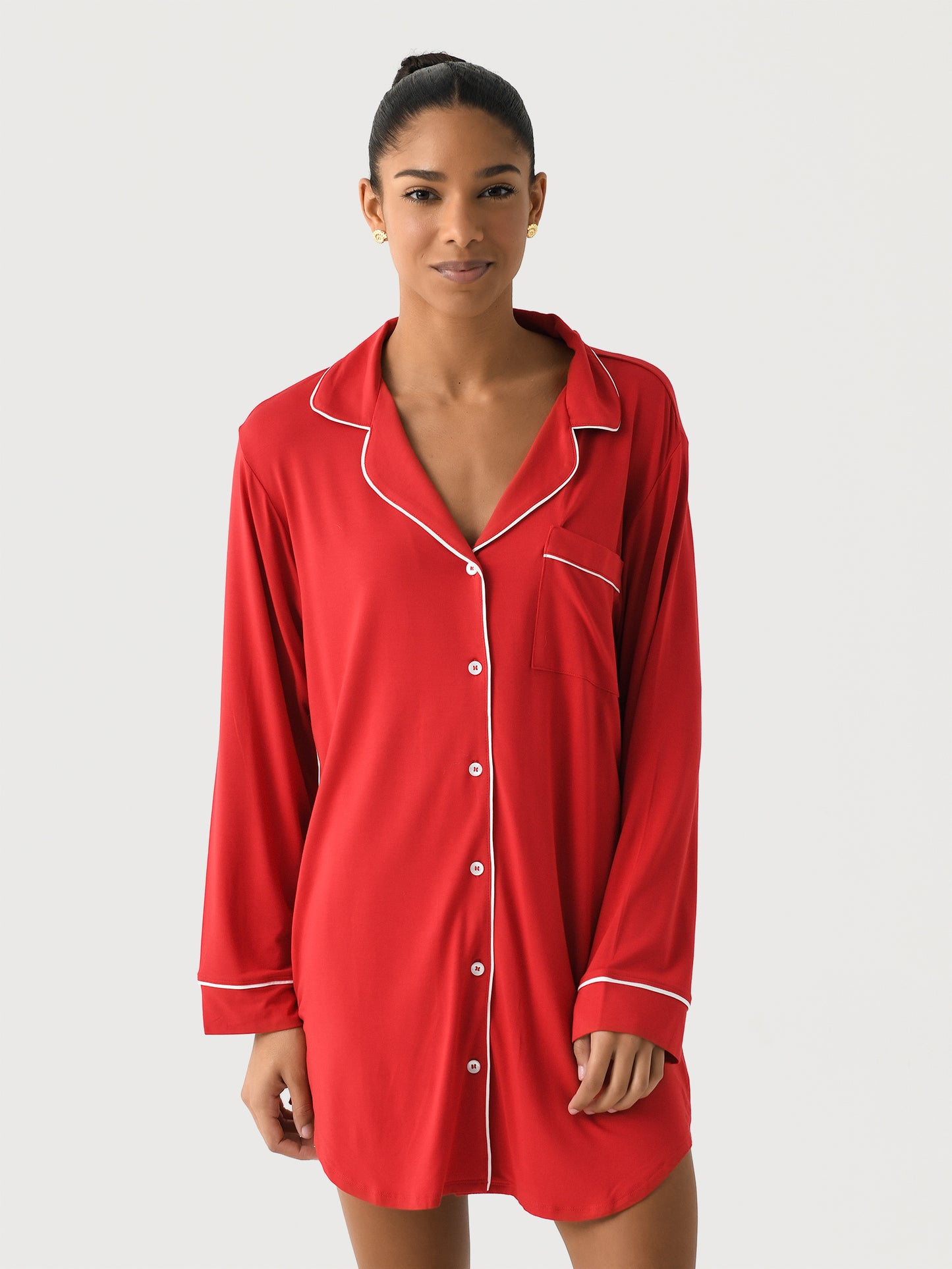 Eberjey Women's Gisele Sleepshirt - Saint Bernard