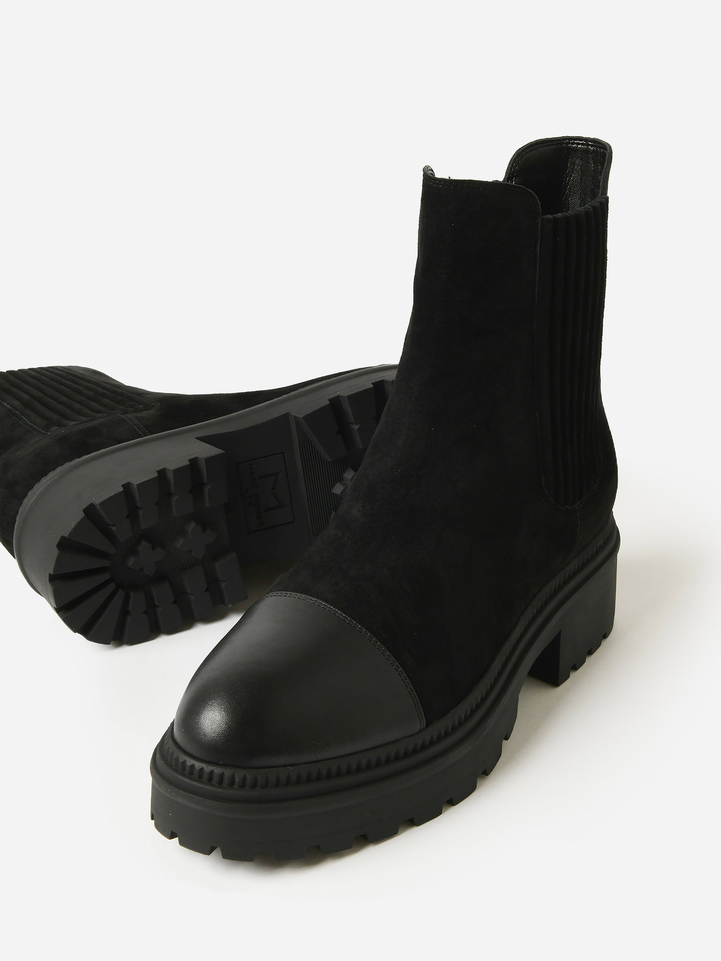 Marc Fisher Women's Hadria Lug Sole Boot - Saint Bernard