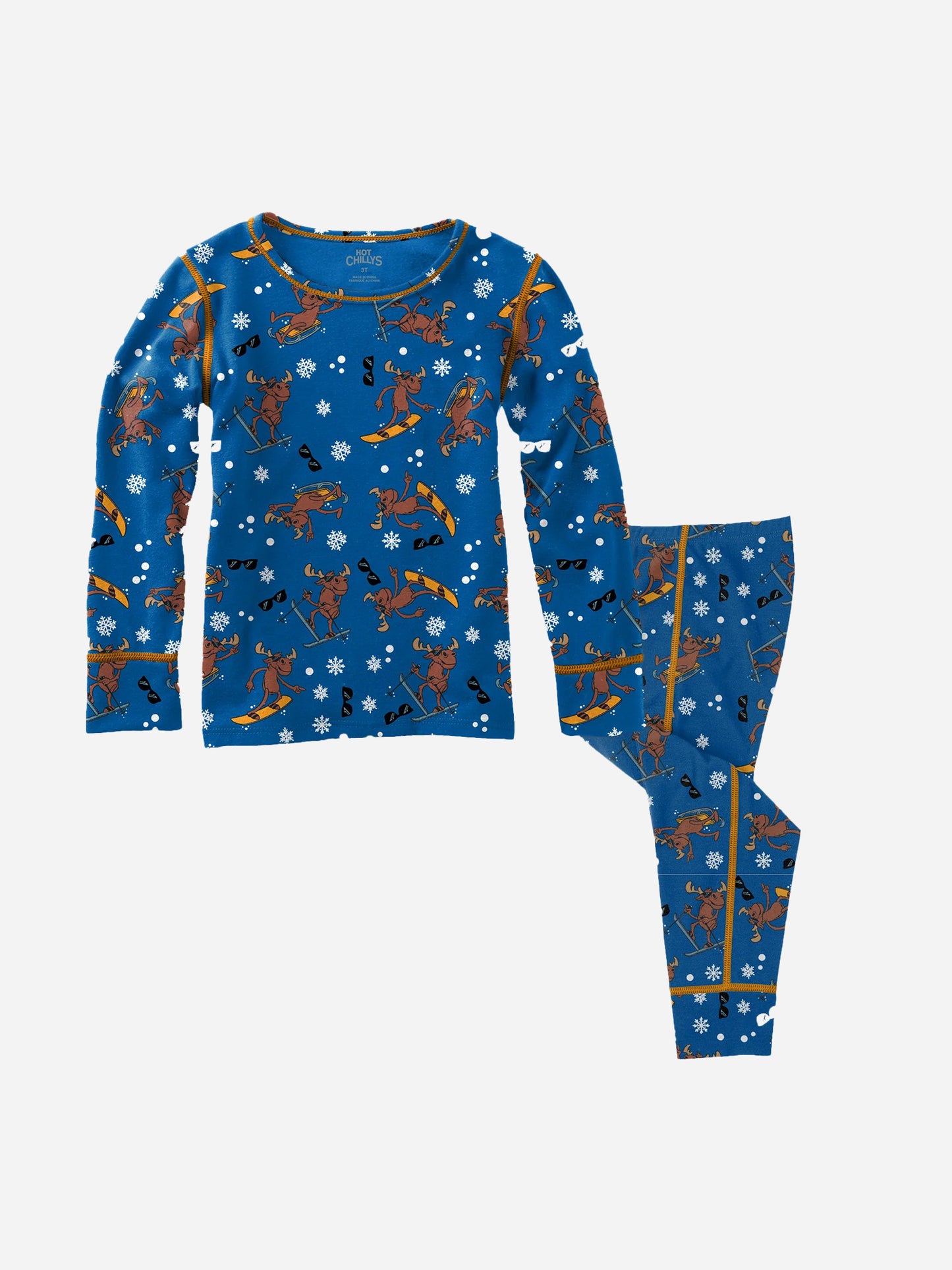 Hot Chillys Toddler Originals Print Base Layer Set - Saint Bernard