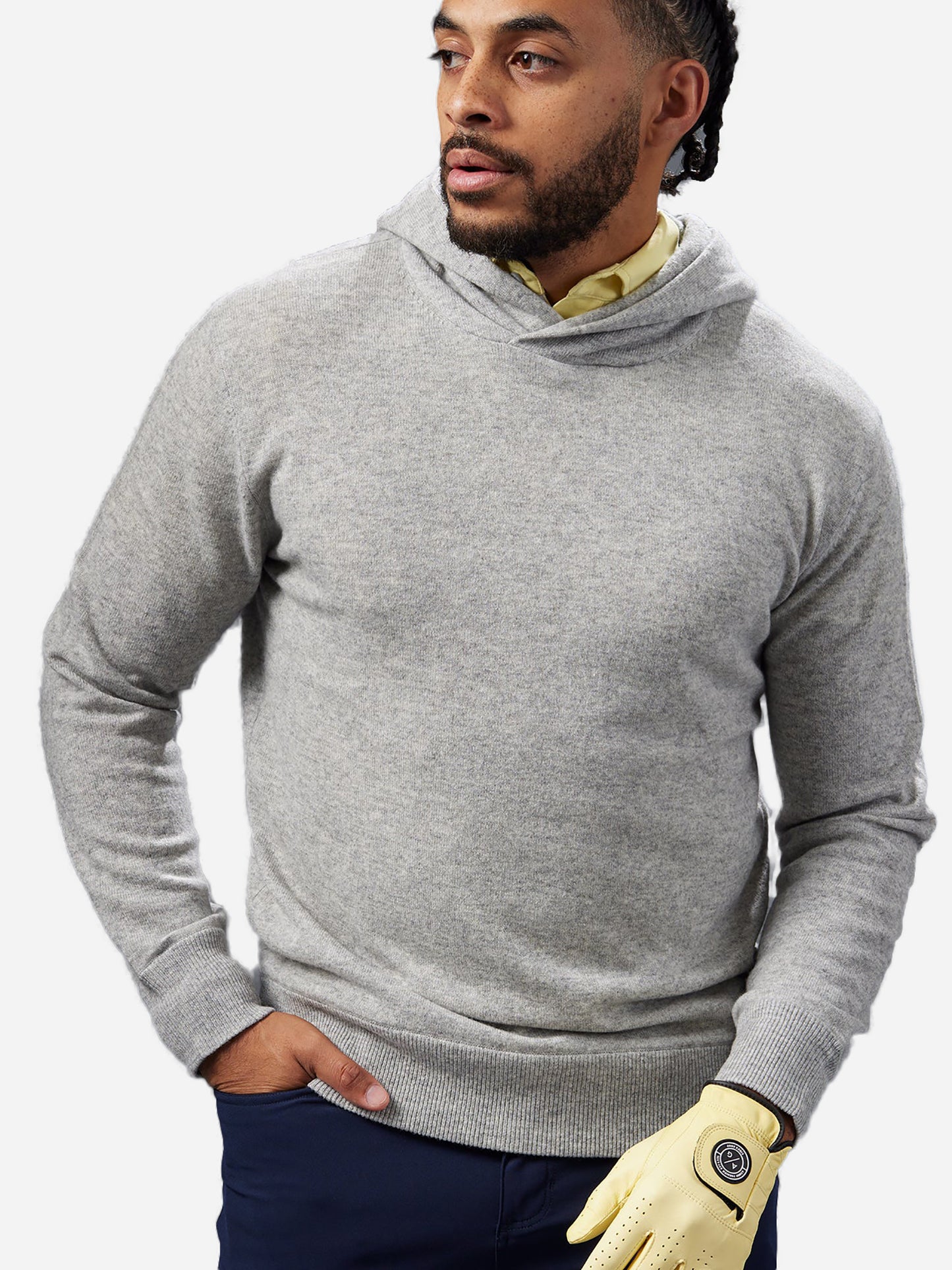 Asher Men's Sero Cashmere Hoodie - Saint Bernard