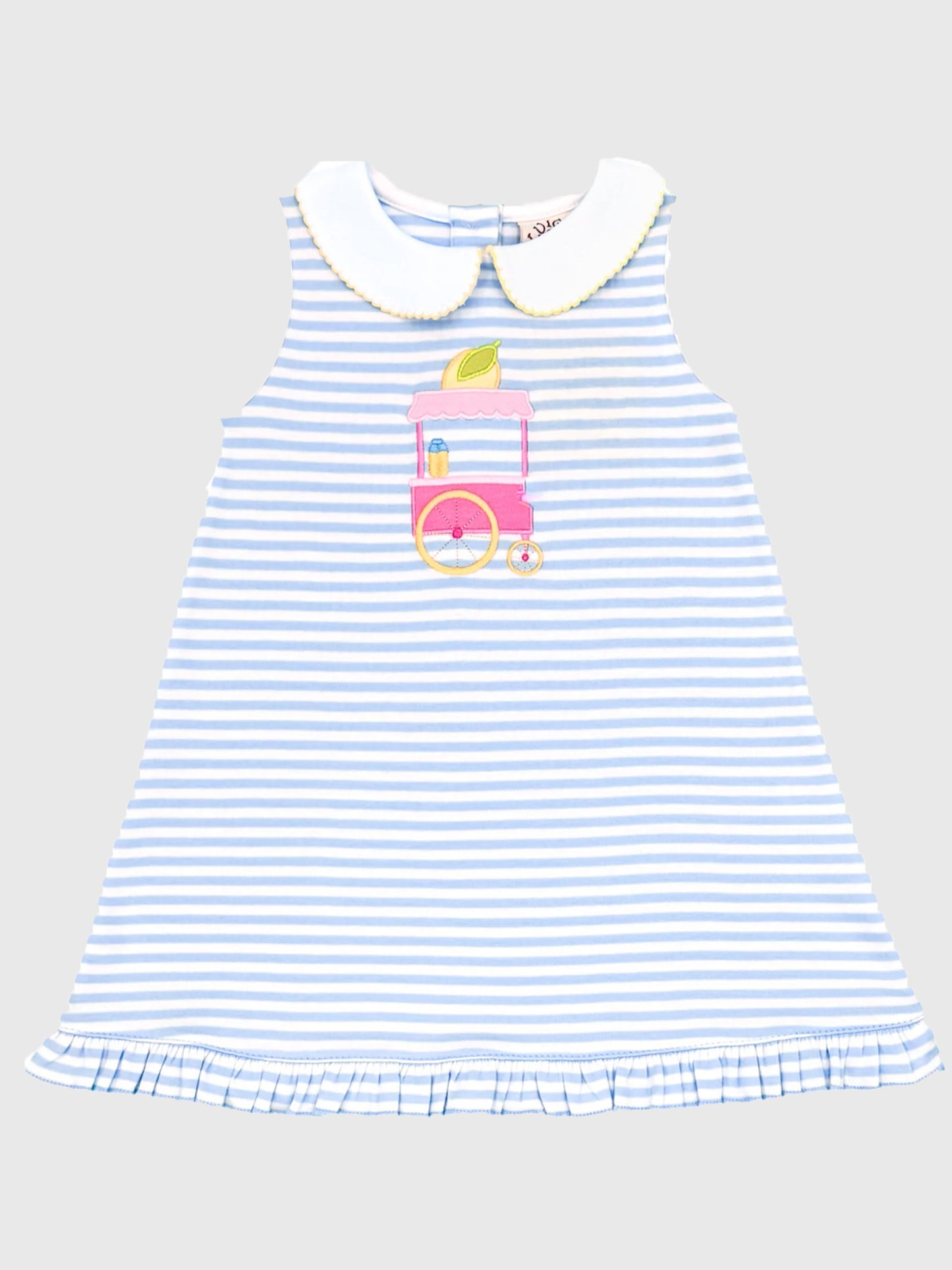 Luigi Girls' Lemonade Cart Dress - Saint Bernard