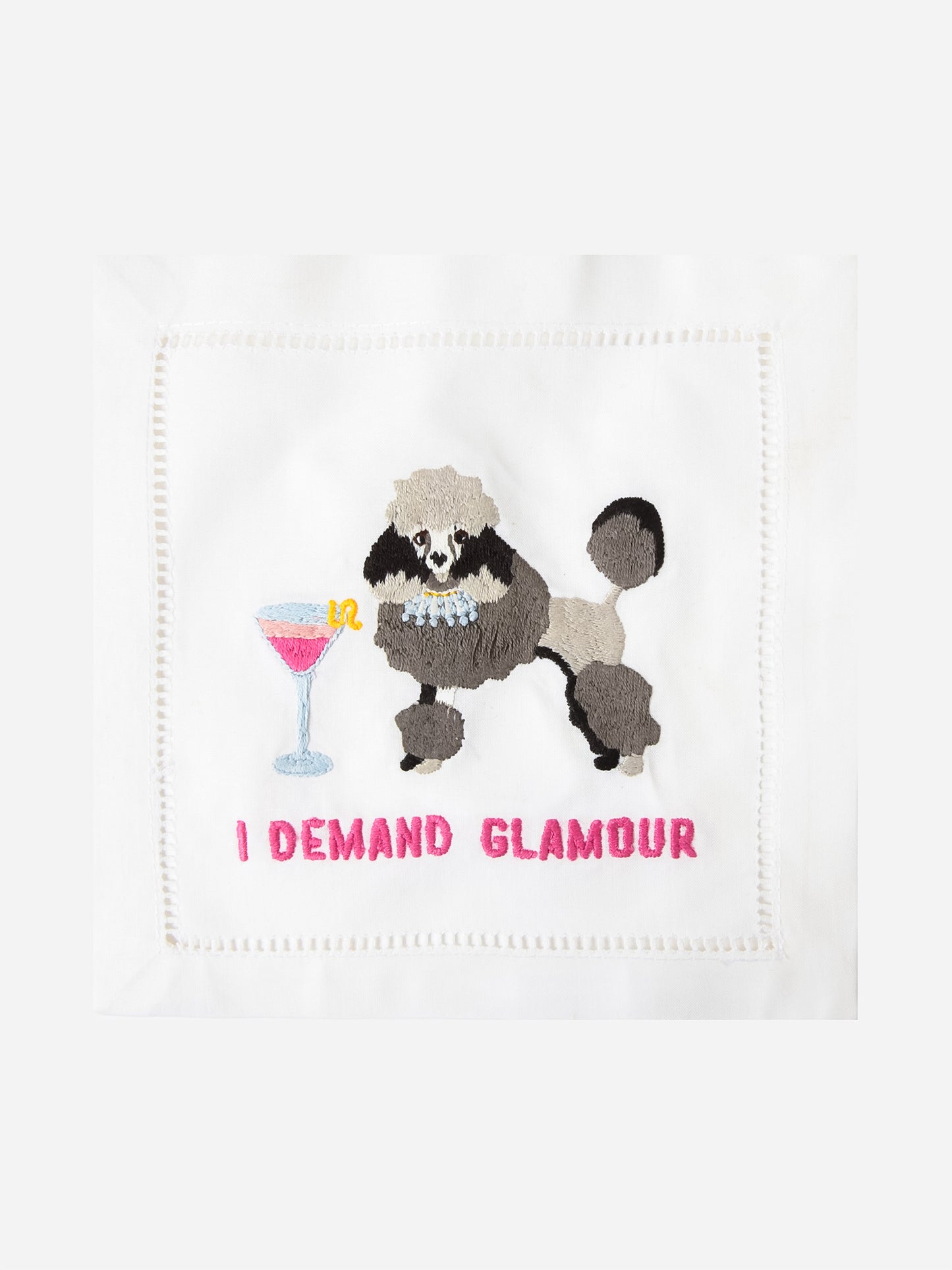 August Morgan I Demand Glamour Cocktail Napkin Set - Saint Bernard