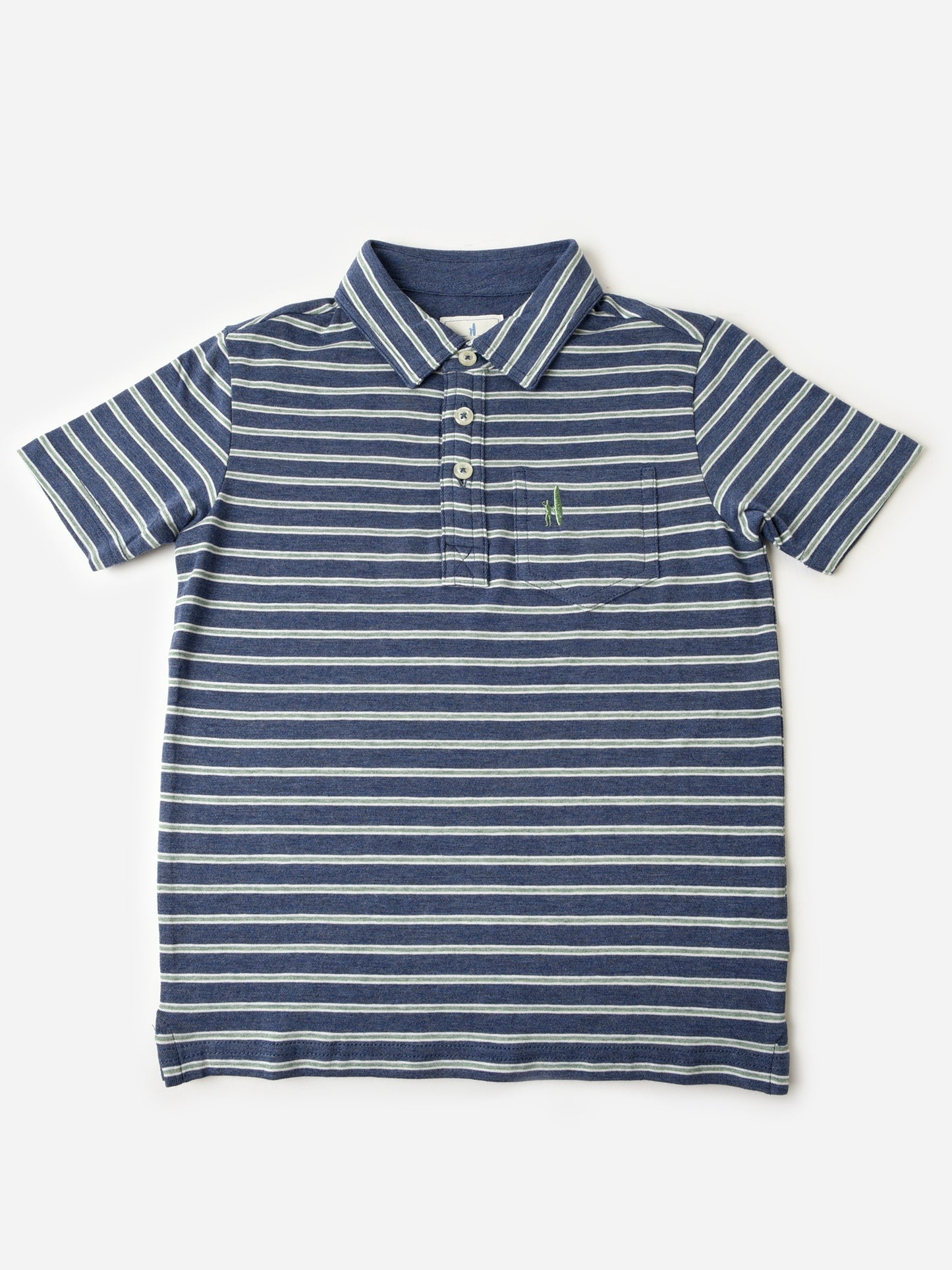 Johnnie-O Boys' Original 4-Button Jr. Matthis Stripe Polo - Saint Bernard
